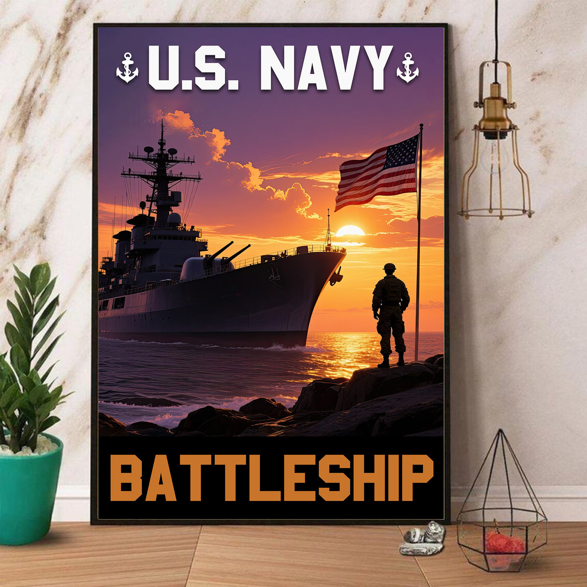 U.S. Navy Sea Power Strength Poster Main image