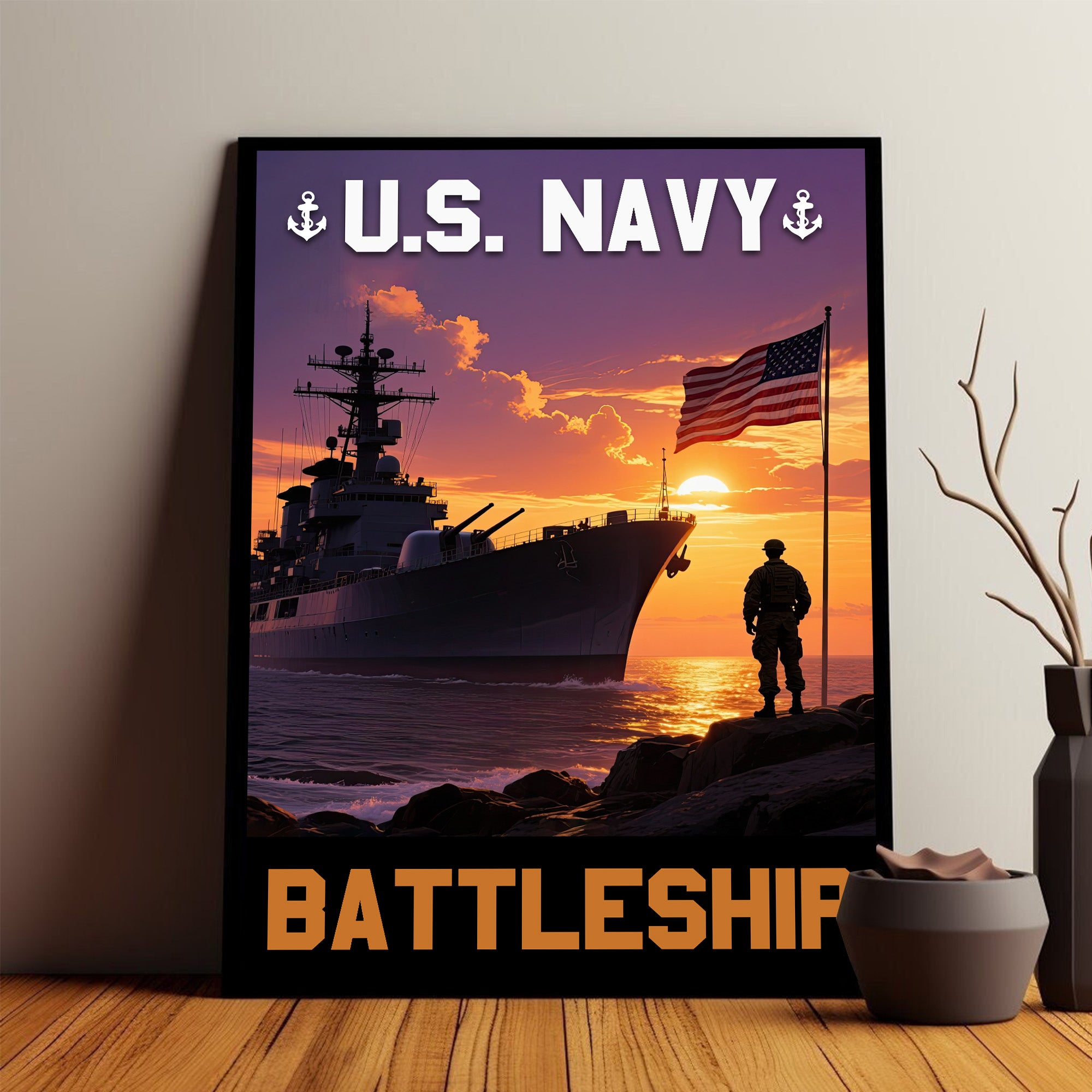U.S. Navy Sea Power Strength Poster Secondary image