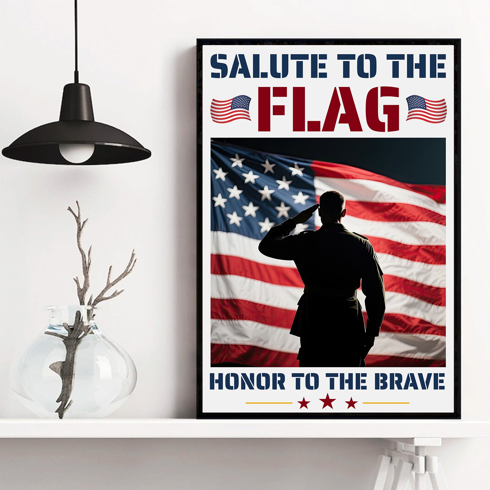 Honor the Brave American Pride Poster