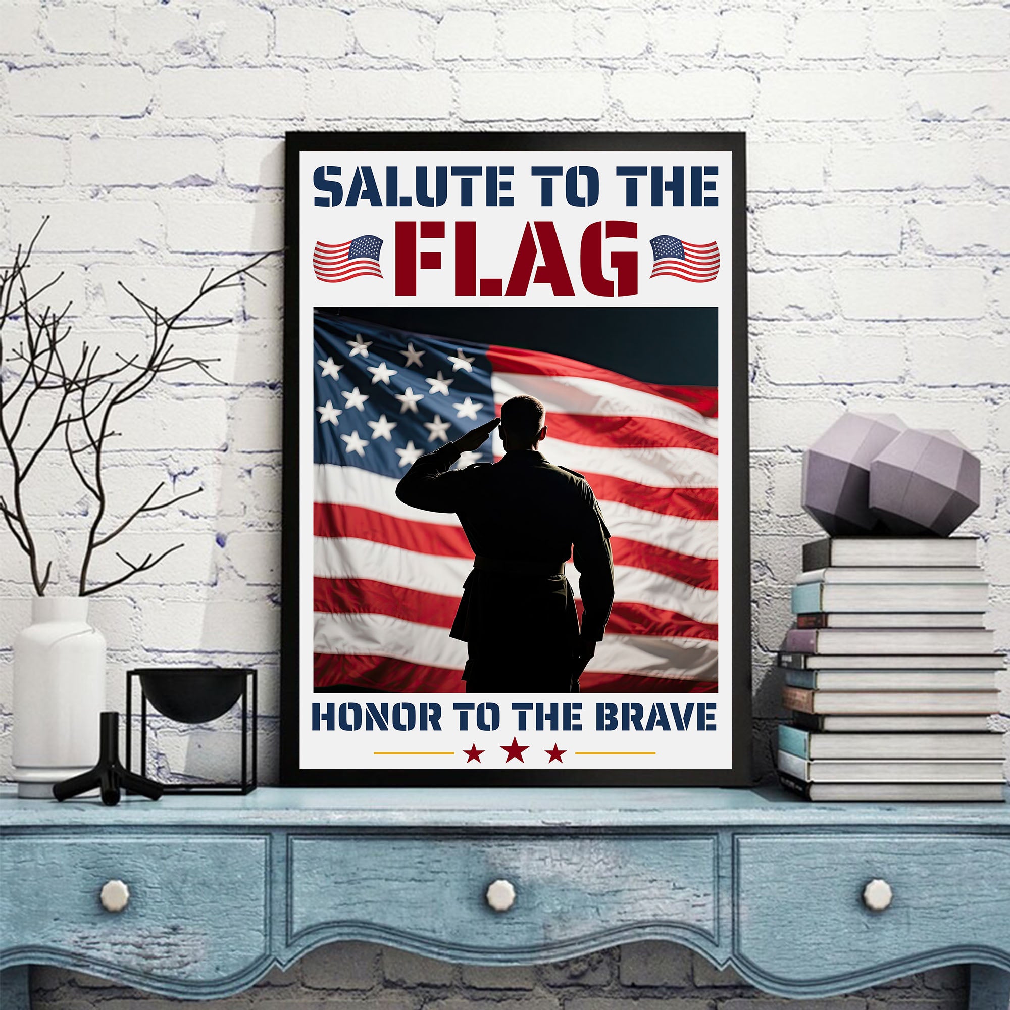 Honor the Brave American Pride Poster