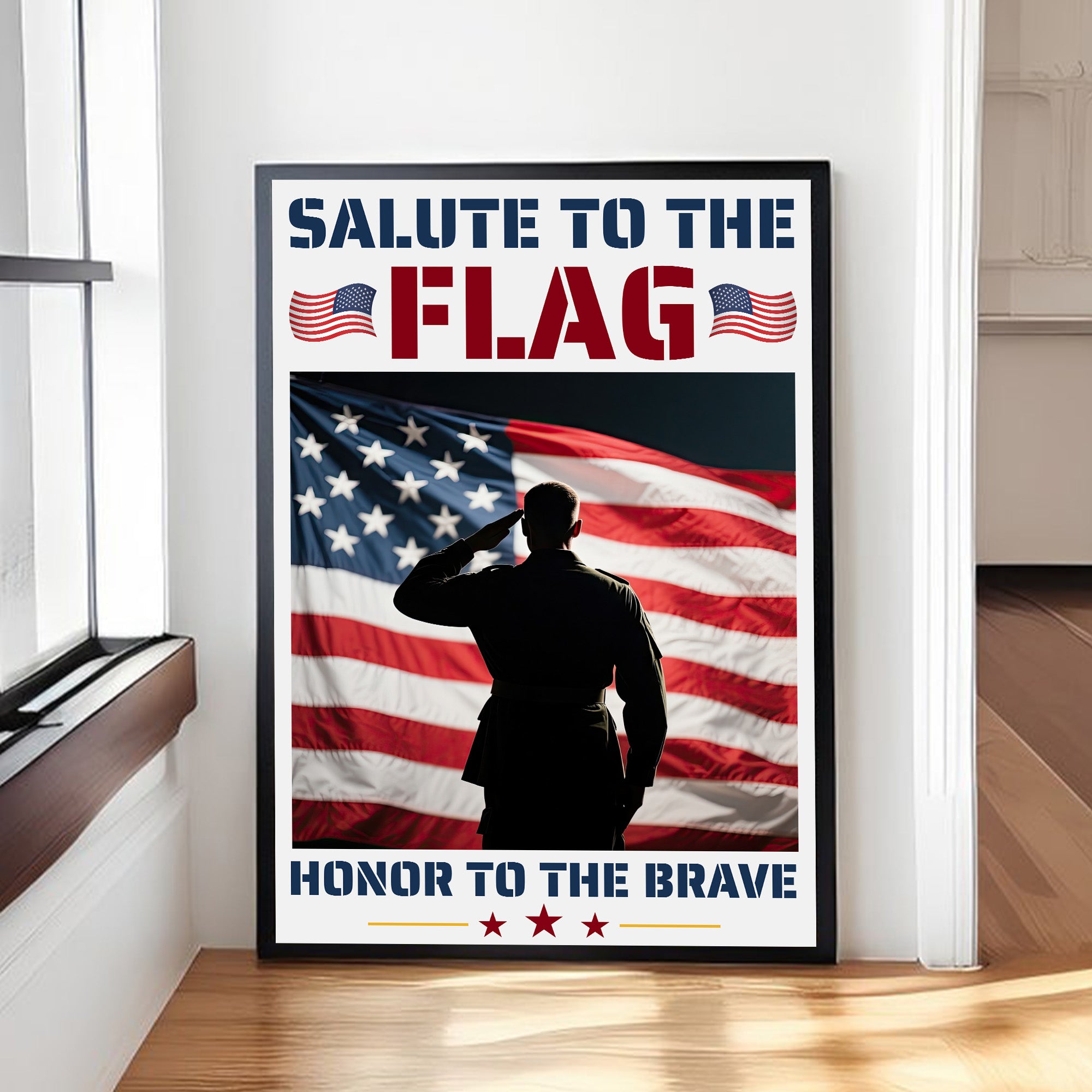 Honor the Brave American Pride Poster