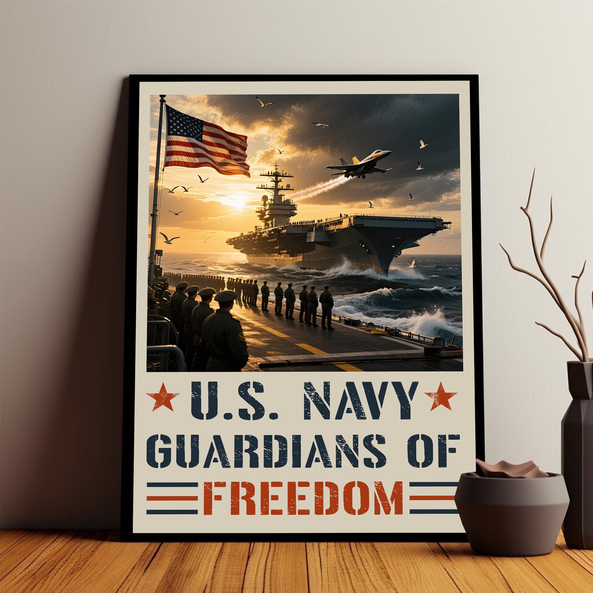 U.S. Navy Guardians of Freedom Poster Secondary image