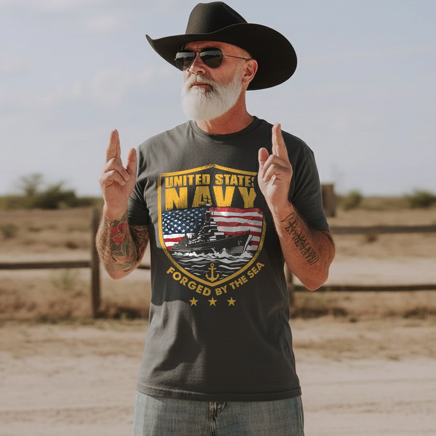 Forged by the Sea Strengthened by Service T-Shirt