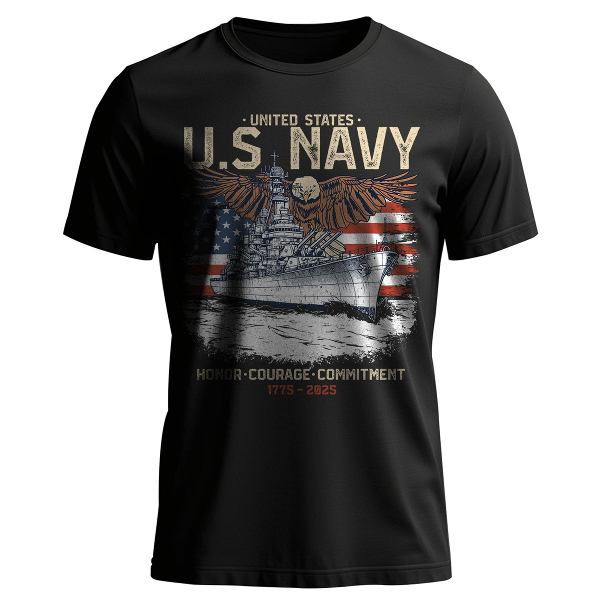 Honor Courage Commitment Core Values of T-Shirt Main image