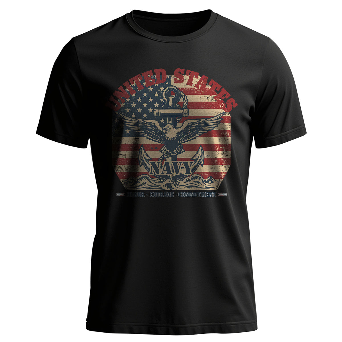 The Few The Proud The Navy Elite Warriors T-Shirt Main image