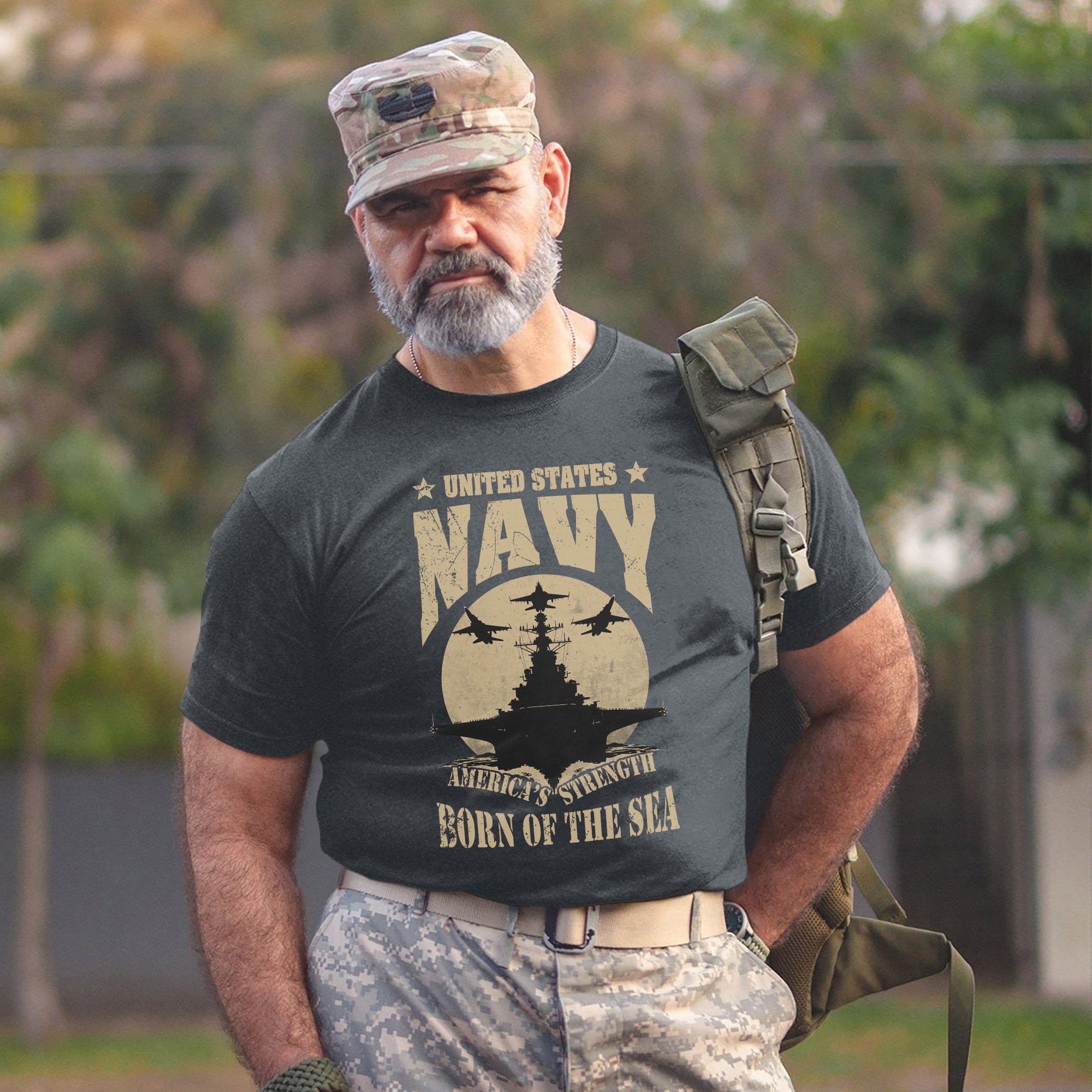 United States Navy America’s Strength Born T-Shirt