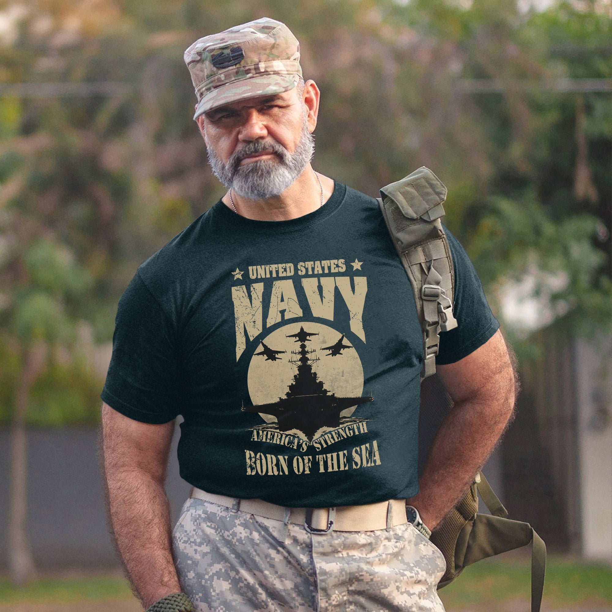 United States Navy America’s Strength Born T-Shirt