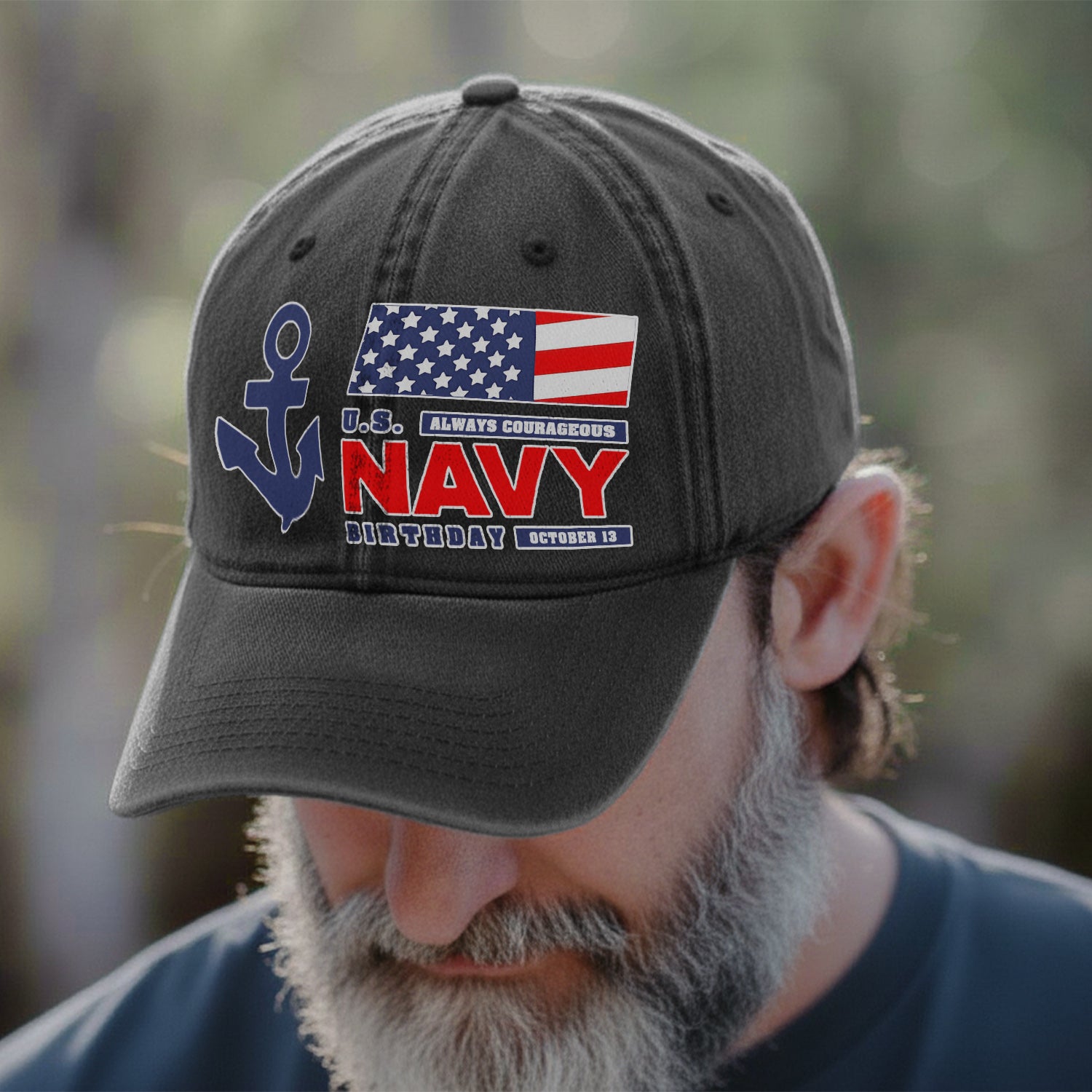U.S. Navy Serving with Honor Baseball Cap Secondary image