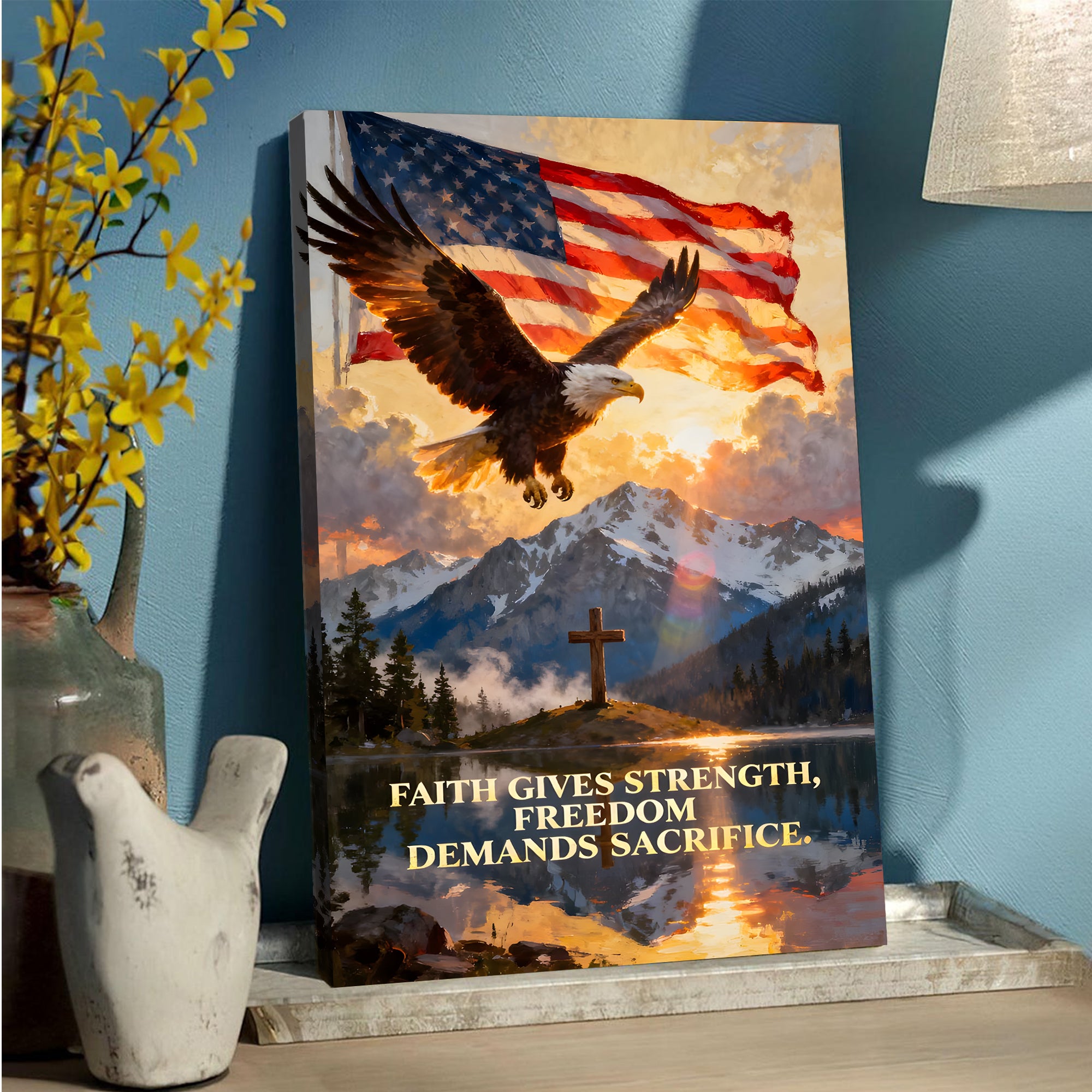 Veteran Pride Canvas