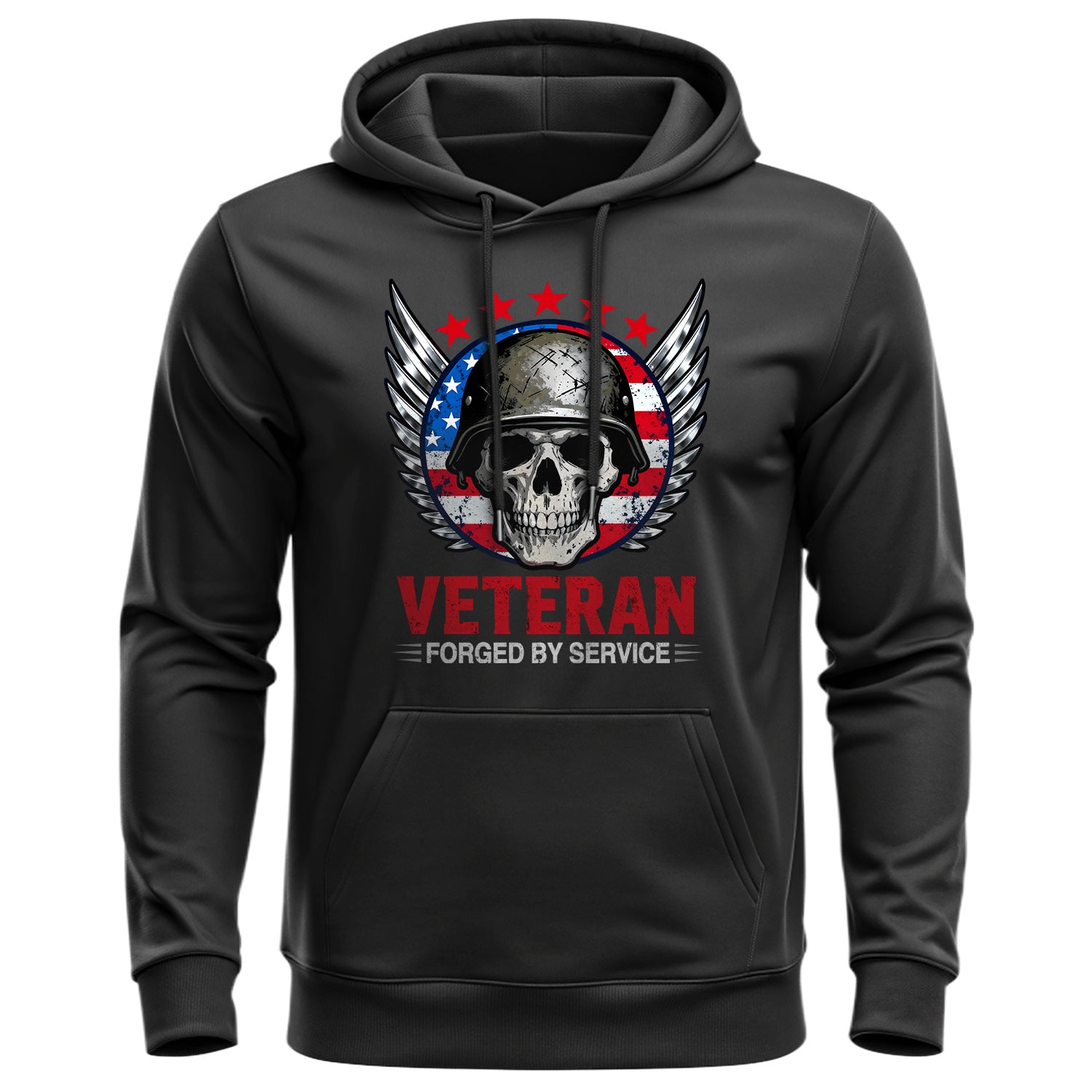 Veteran Forged by Service Proud US Military Hoodie