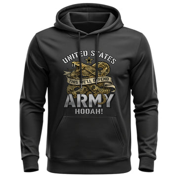 United States Army This We’ll Defend Hooah Hoodie