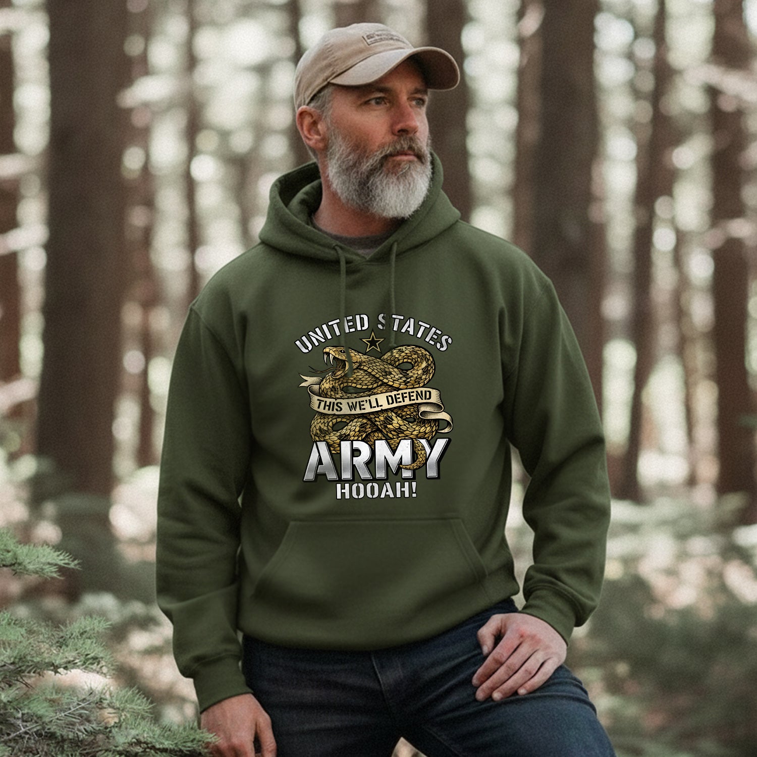 United States Army This We’ll Defend Hooah Hoodie