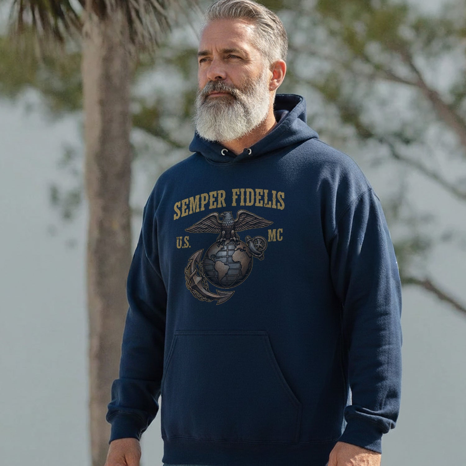 Semper Fidelis USMC Proud US Military Hoodie