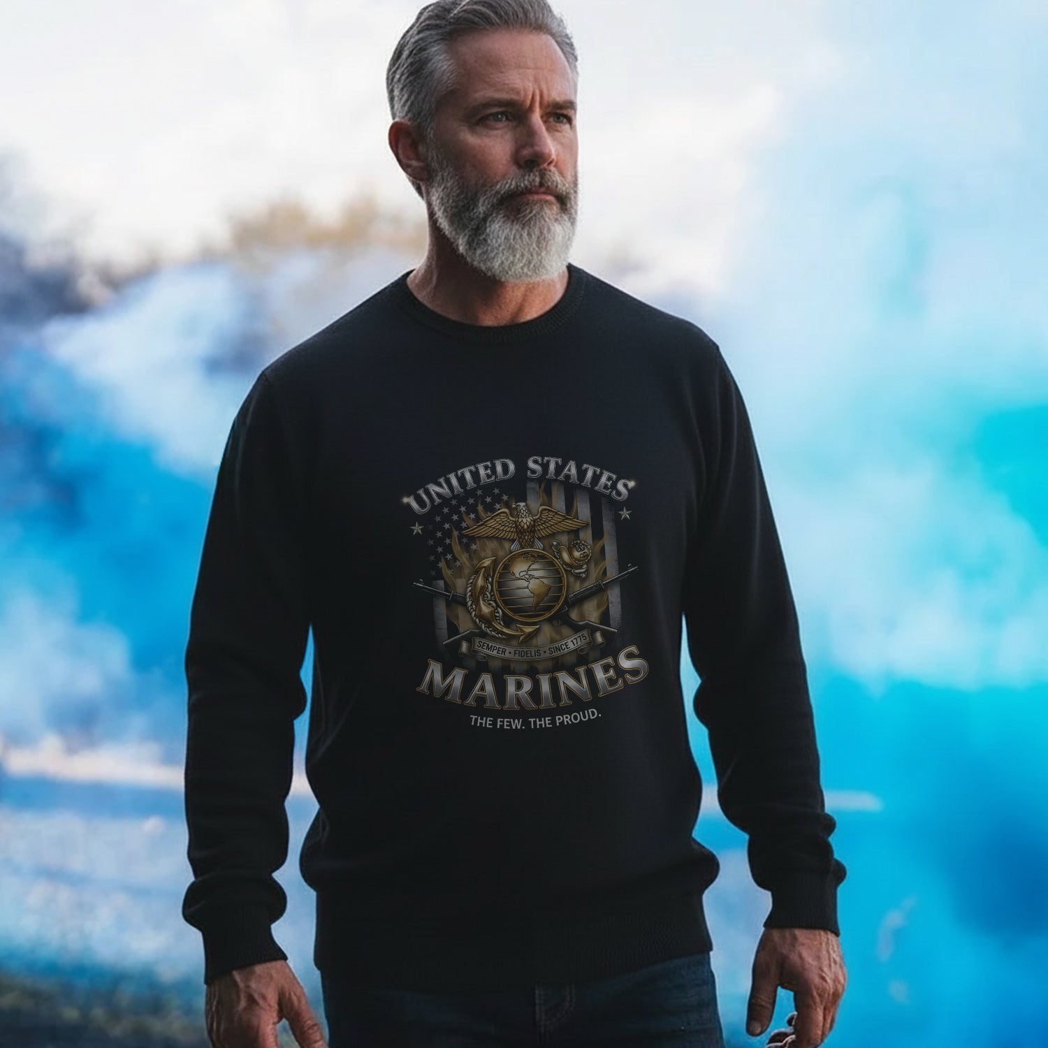 United States Marines Semper Fidelis Sweatshirt