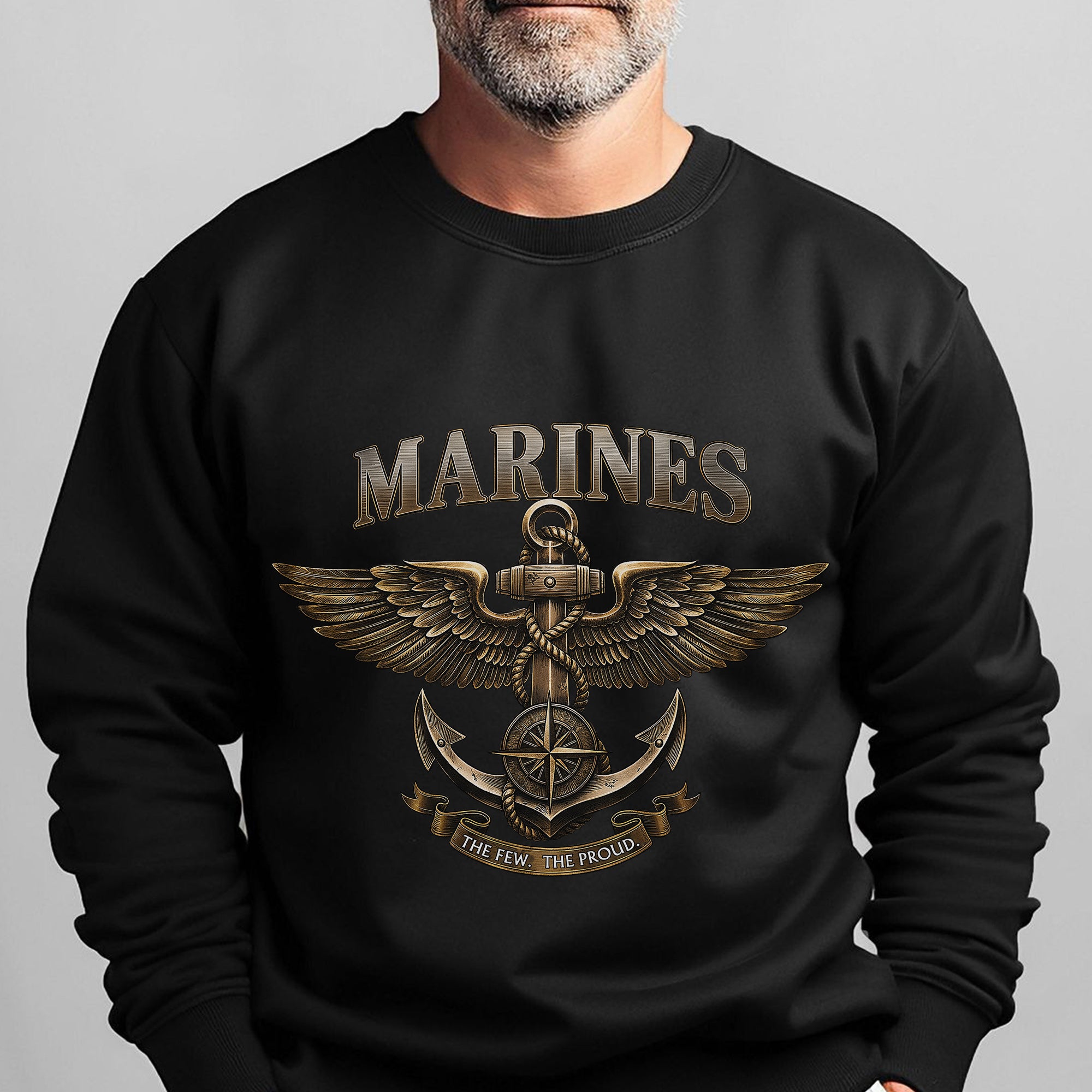 Marines The Few The Proud Honor Courage Sweatshirt