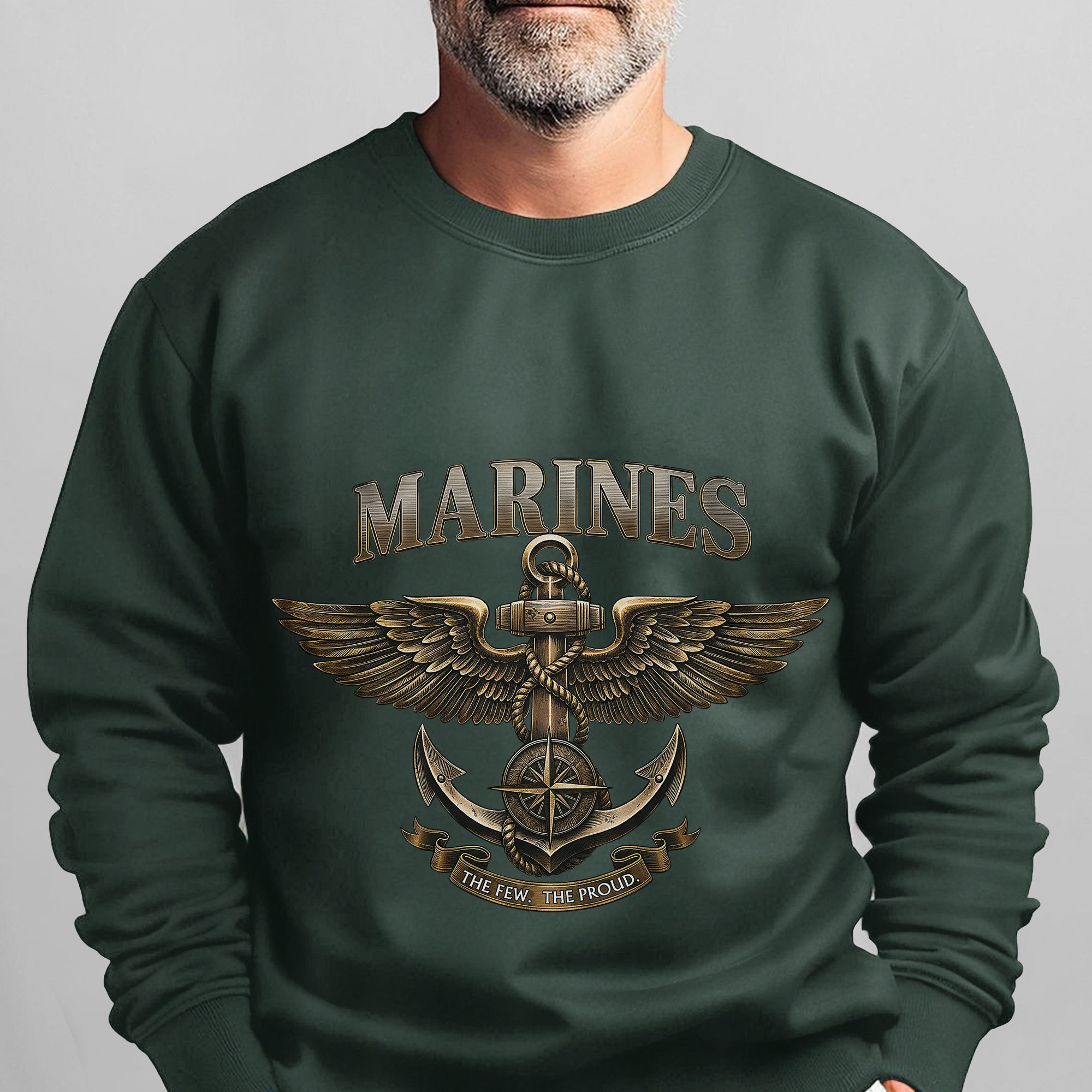 Marines The Few The Proud Honor Courage Sweatshirt