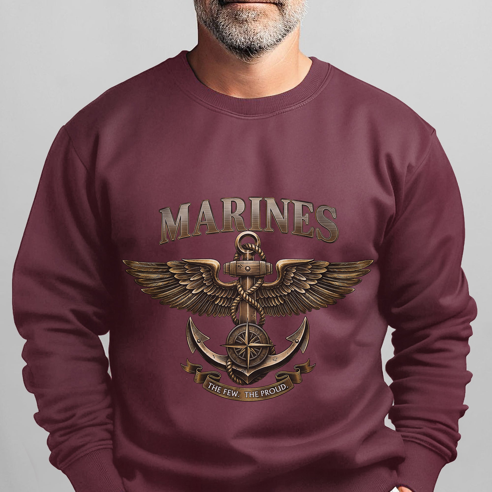 Marines The Few The Proud Honor Courage Sweatshirt