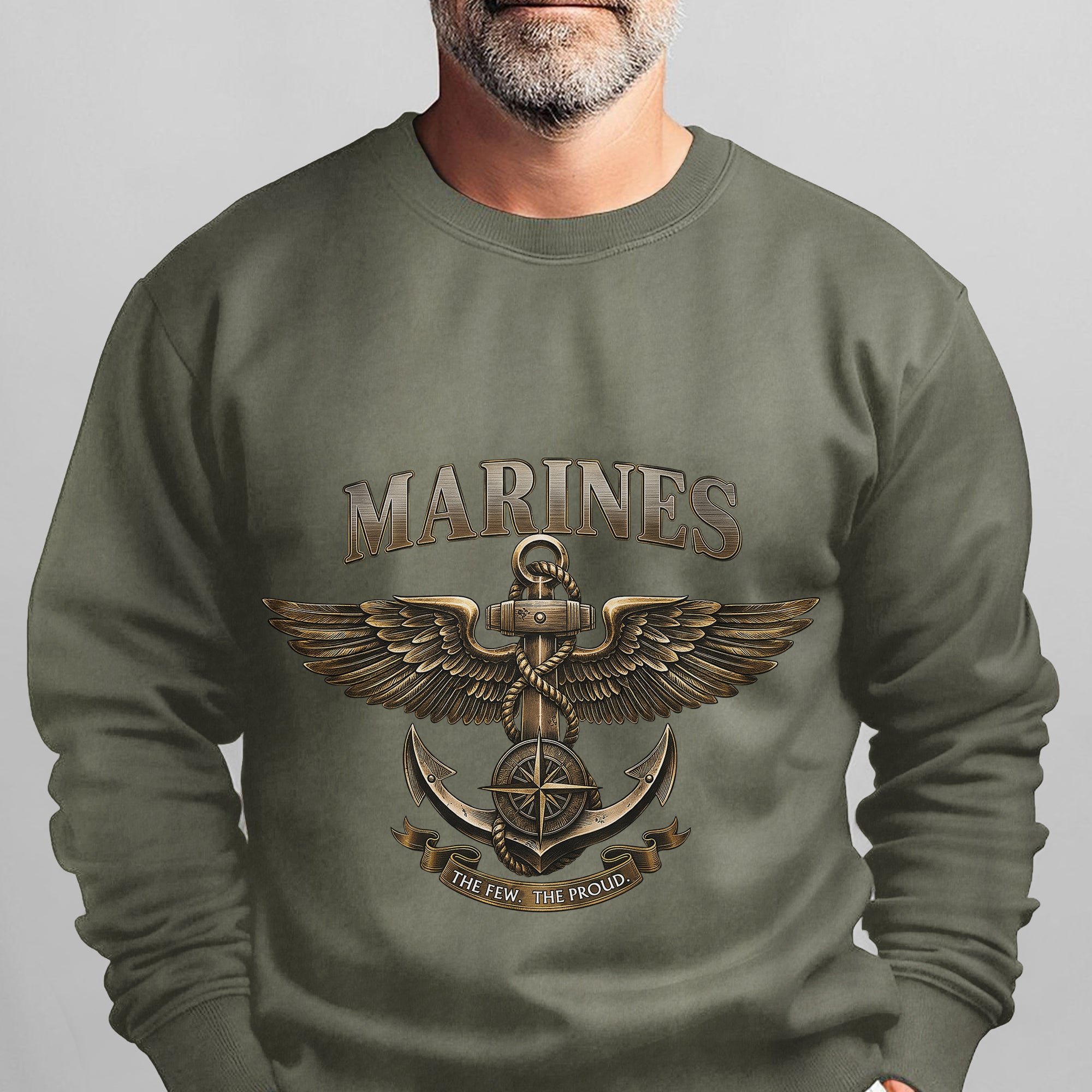 Marines The Few The Proud Honor Courage Sweatshirt