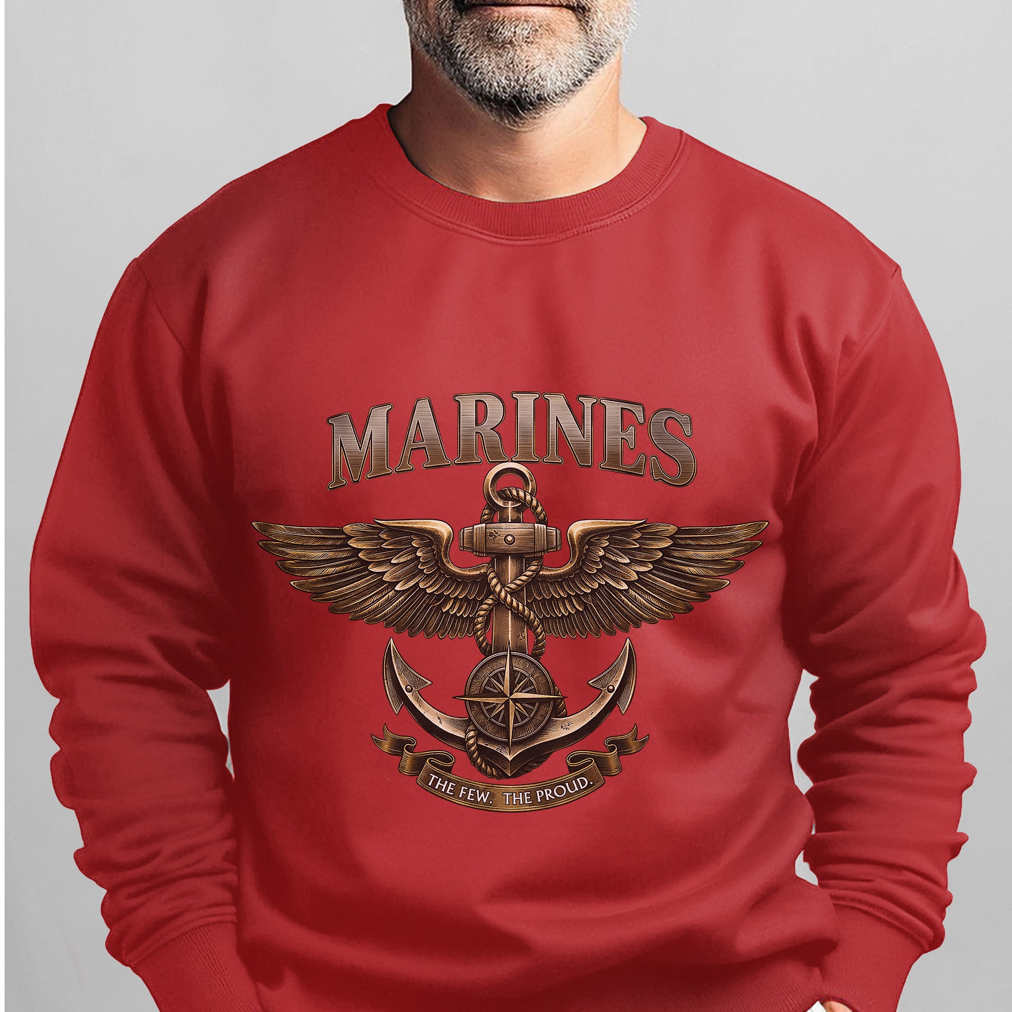 Marines The Few The Proud Honor Courage Sweatshirt