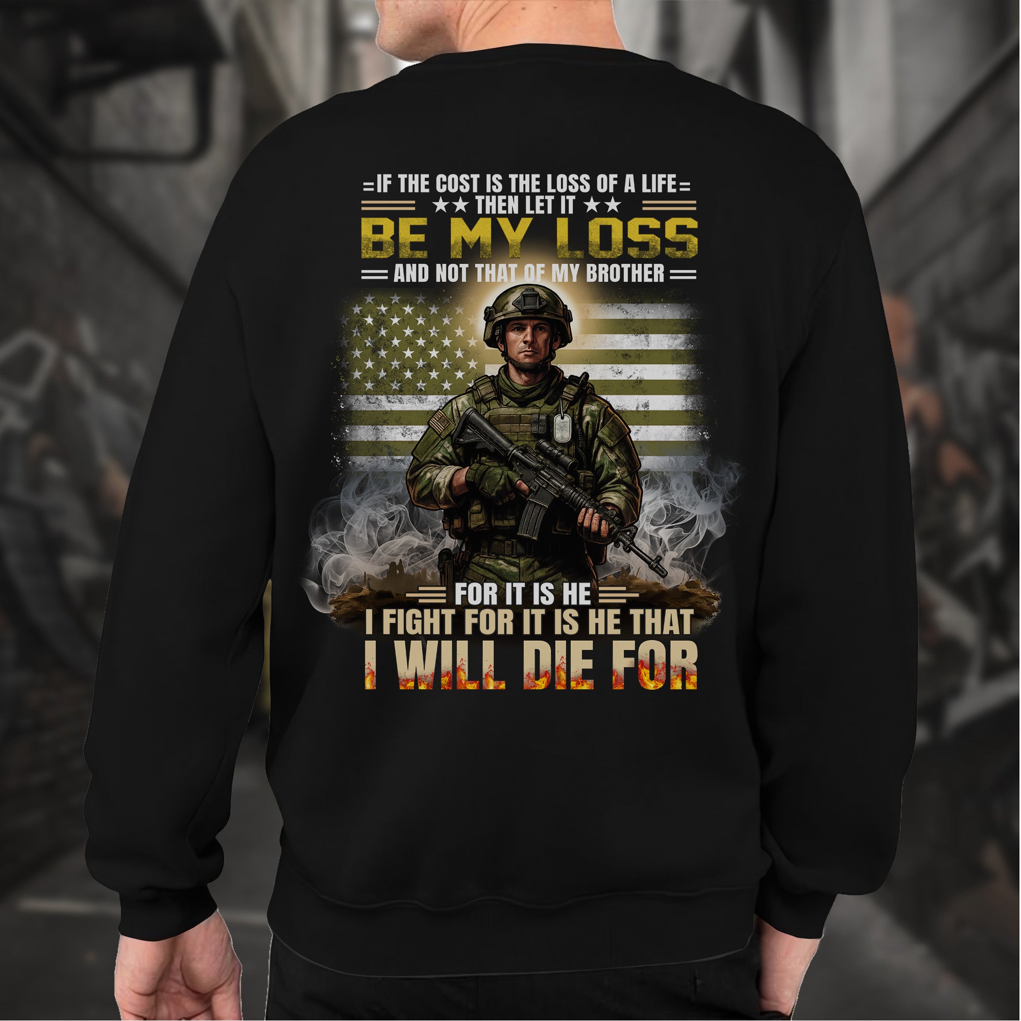 If the Cost Is Life Let It Be Mine Not Sweatshirt