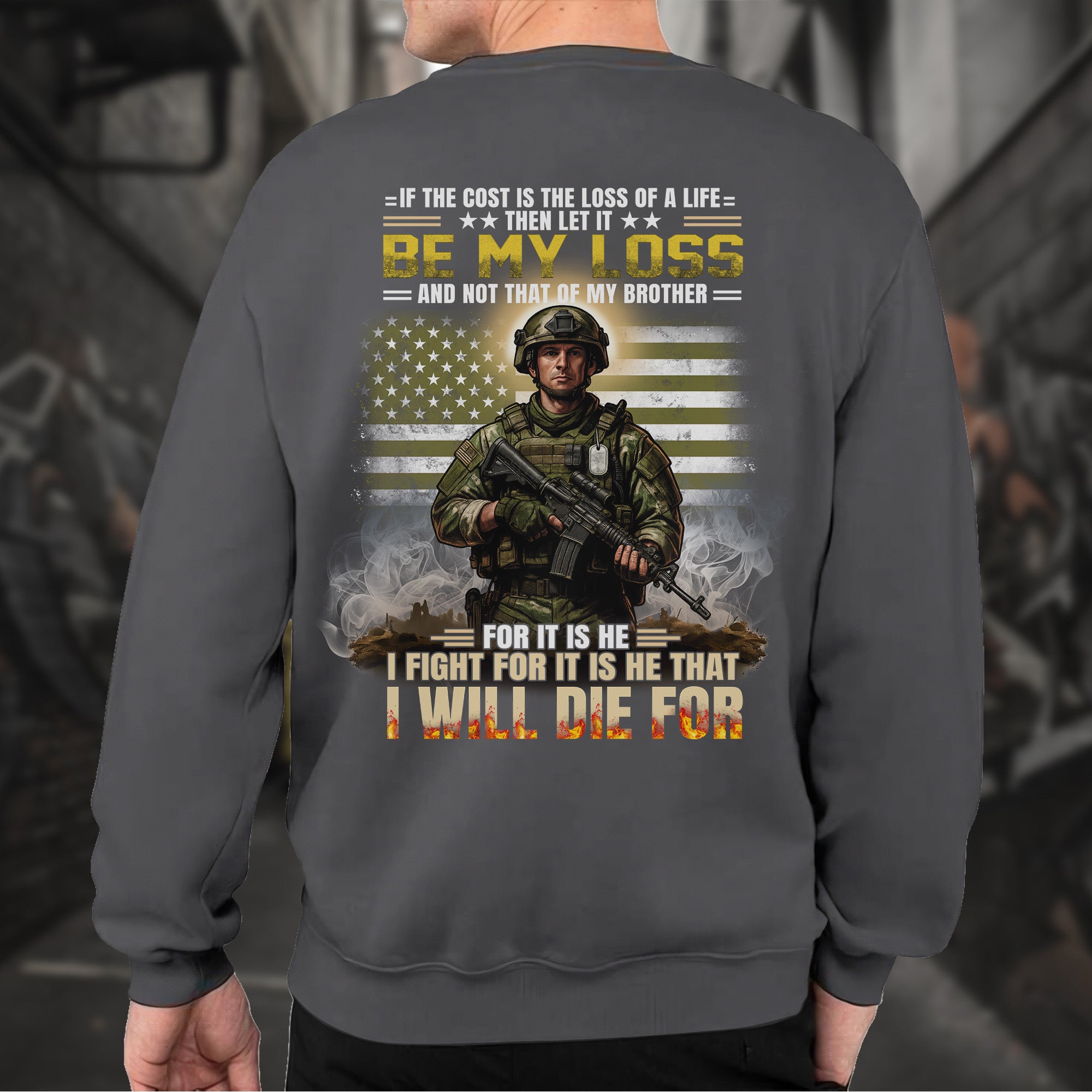 If the Cost Is Life Let It Be Mine Not Sweatshirt