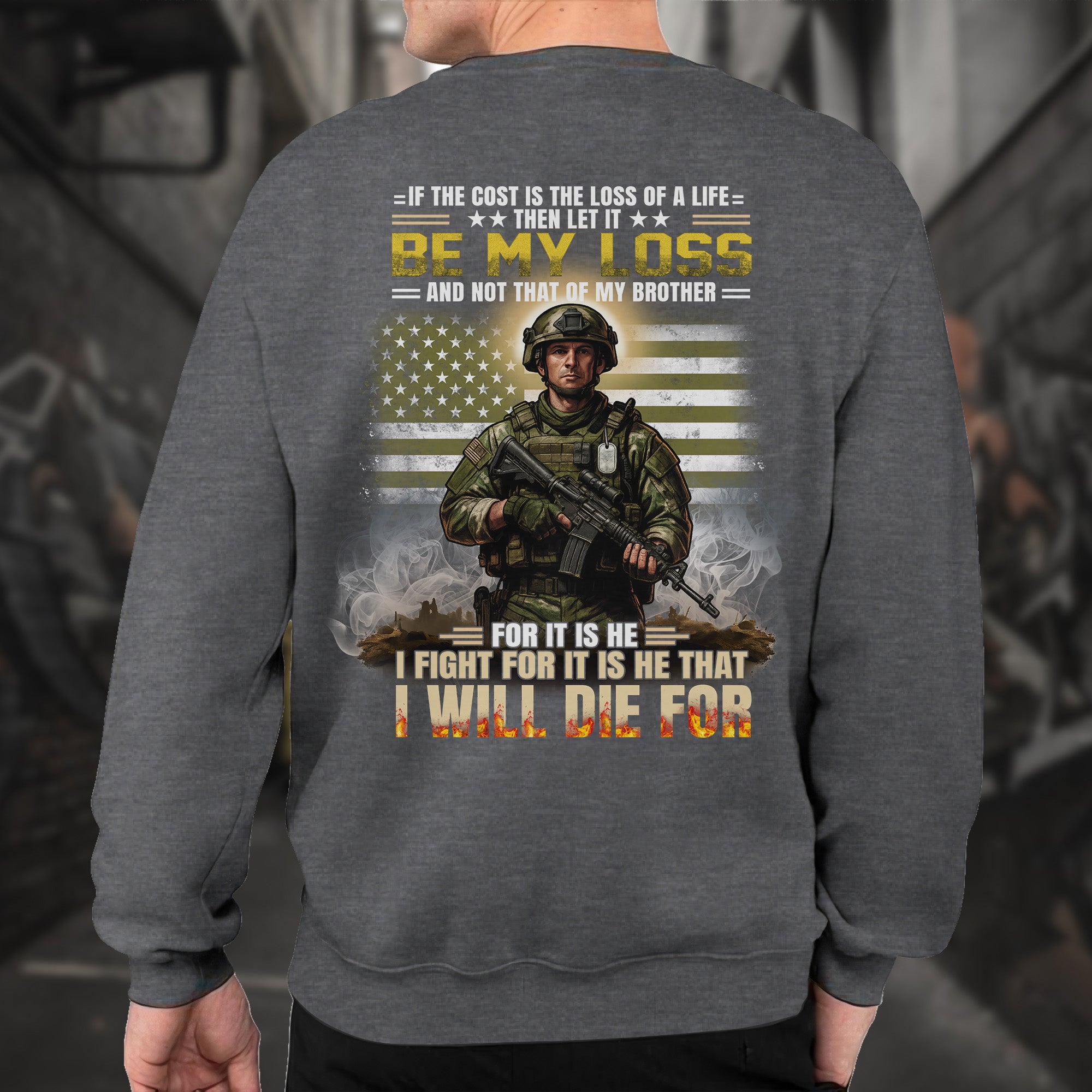 If the Cost Is Life Let It Be Mine Not Sweatshirt