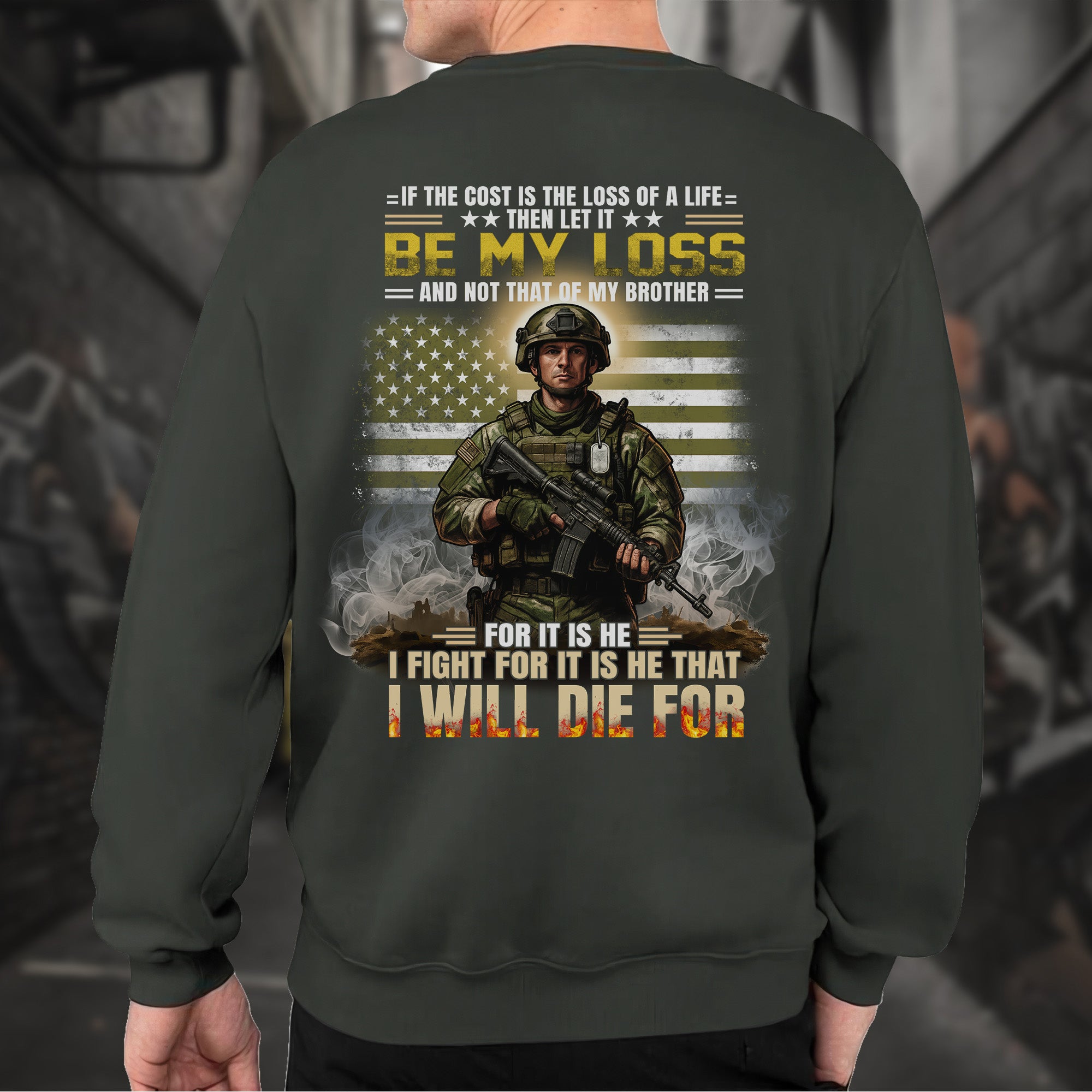 If the Cost Is Life Let It Be Mine Not Sweatshirt