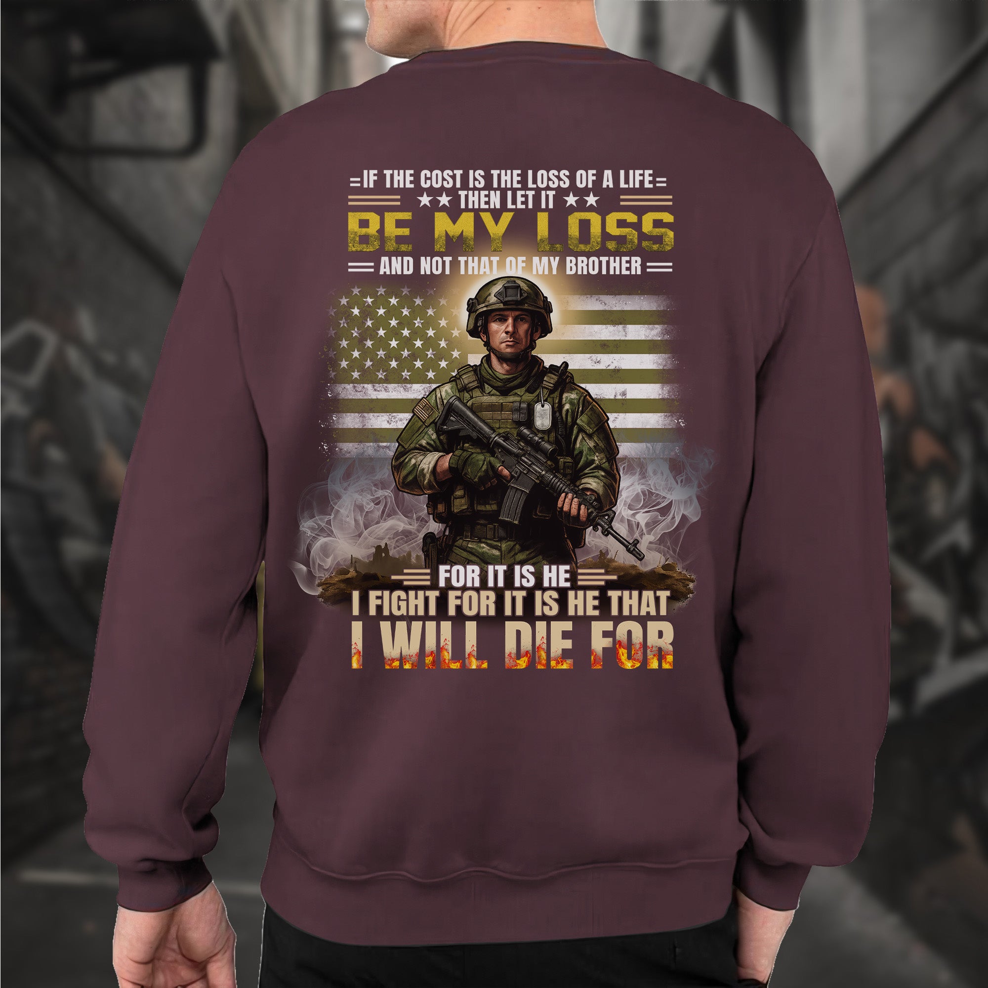 If the Cost Is Life Let It Be Mine Not Sweatshirt