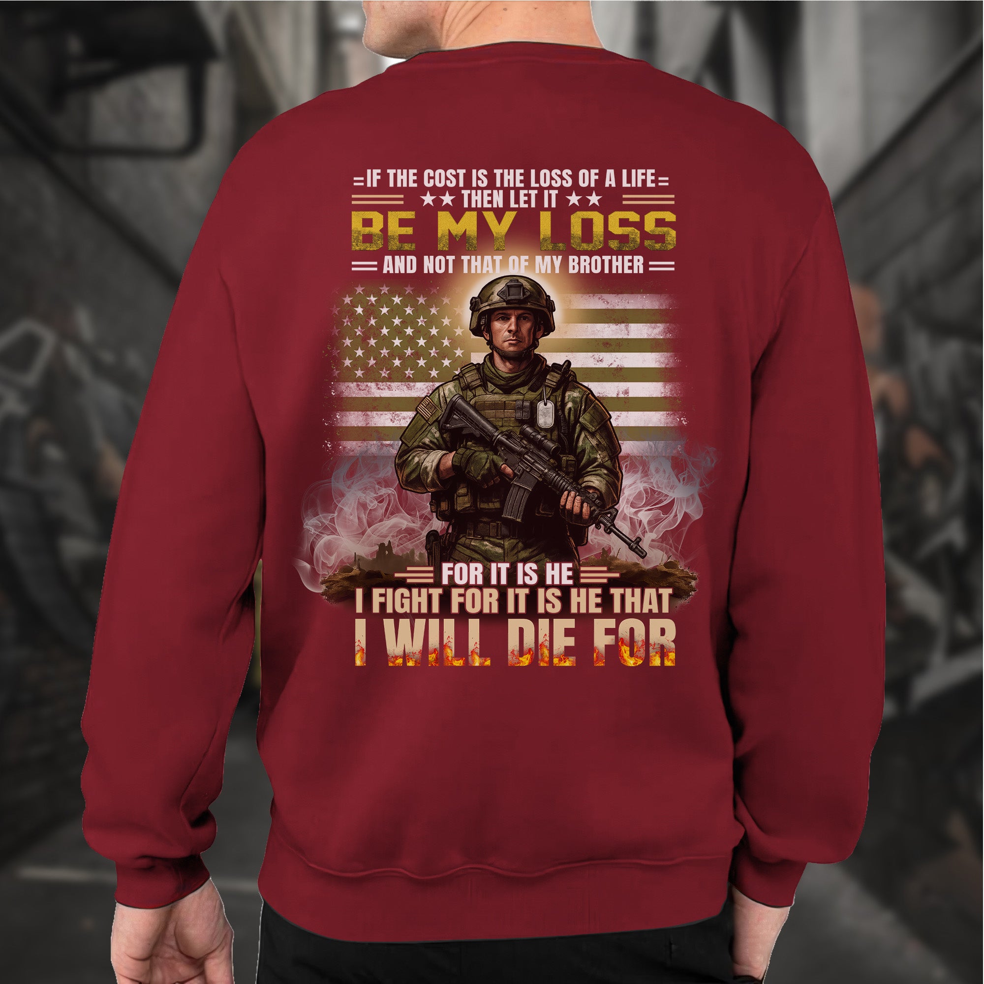 If the Cost Is Life Let It Be Mine Not Sweatshirt