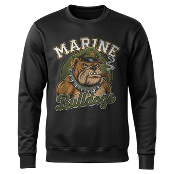 Marine Bulldogs Proud Military Veteran Sweatshirt