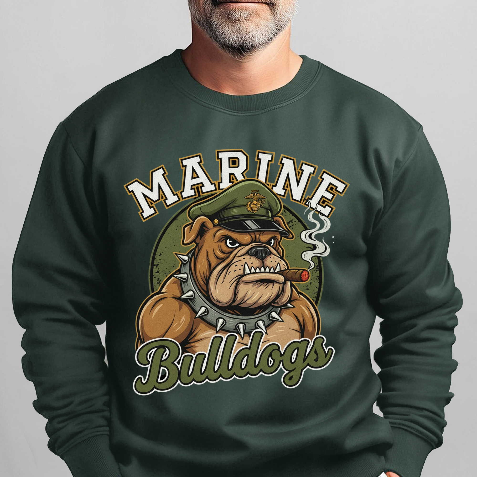 Marine Bulldogs Proud Military Veteran Sweatshirt