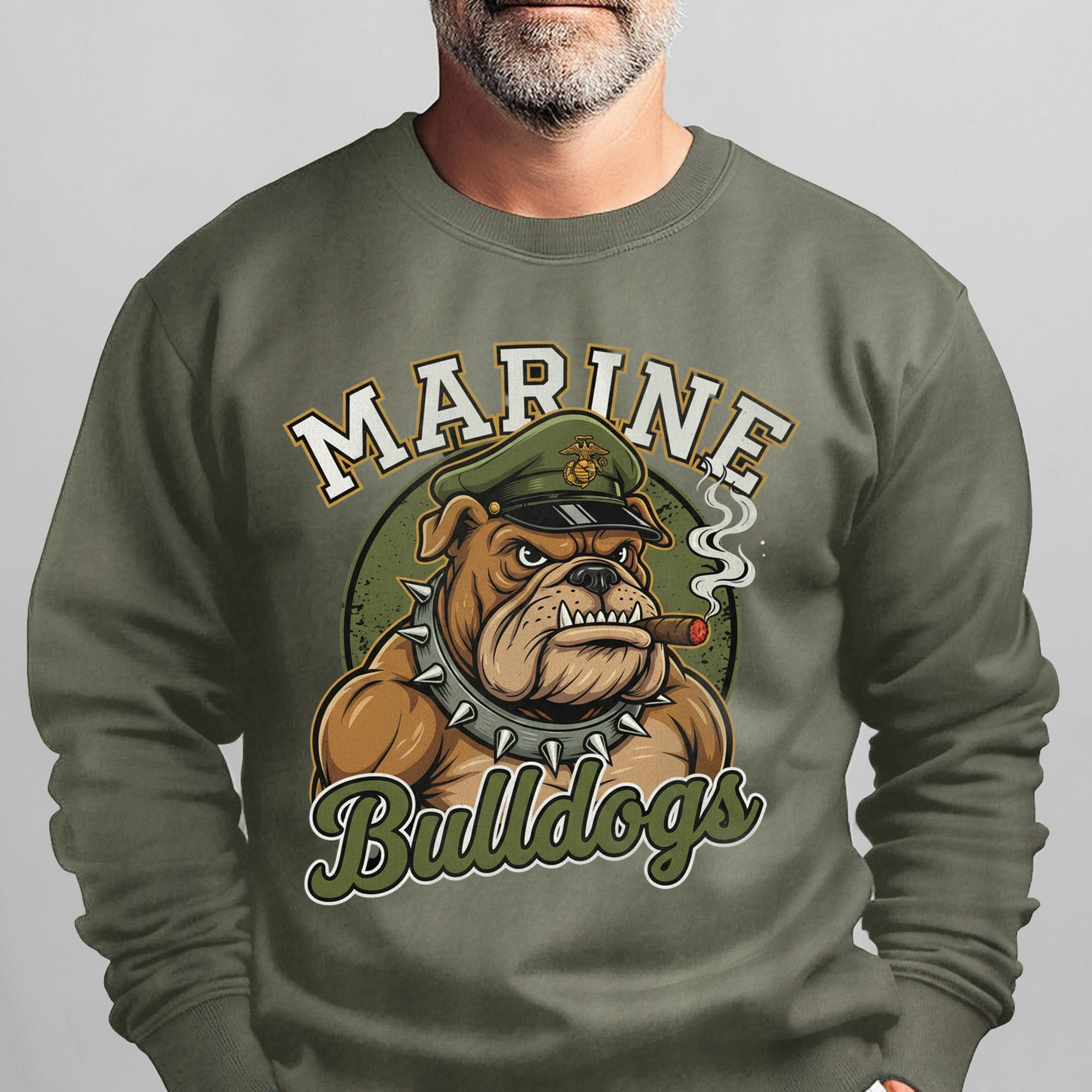 Marine Bulldogs Proud Military Veteran Sweatshirt