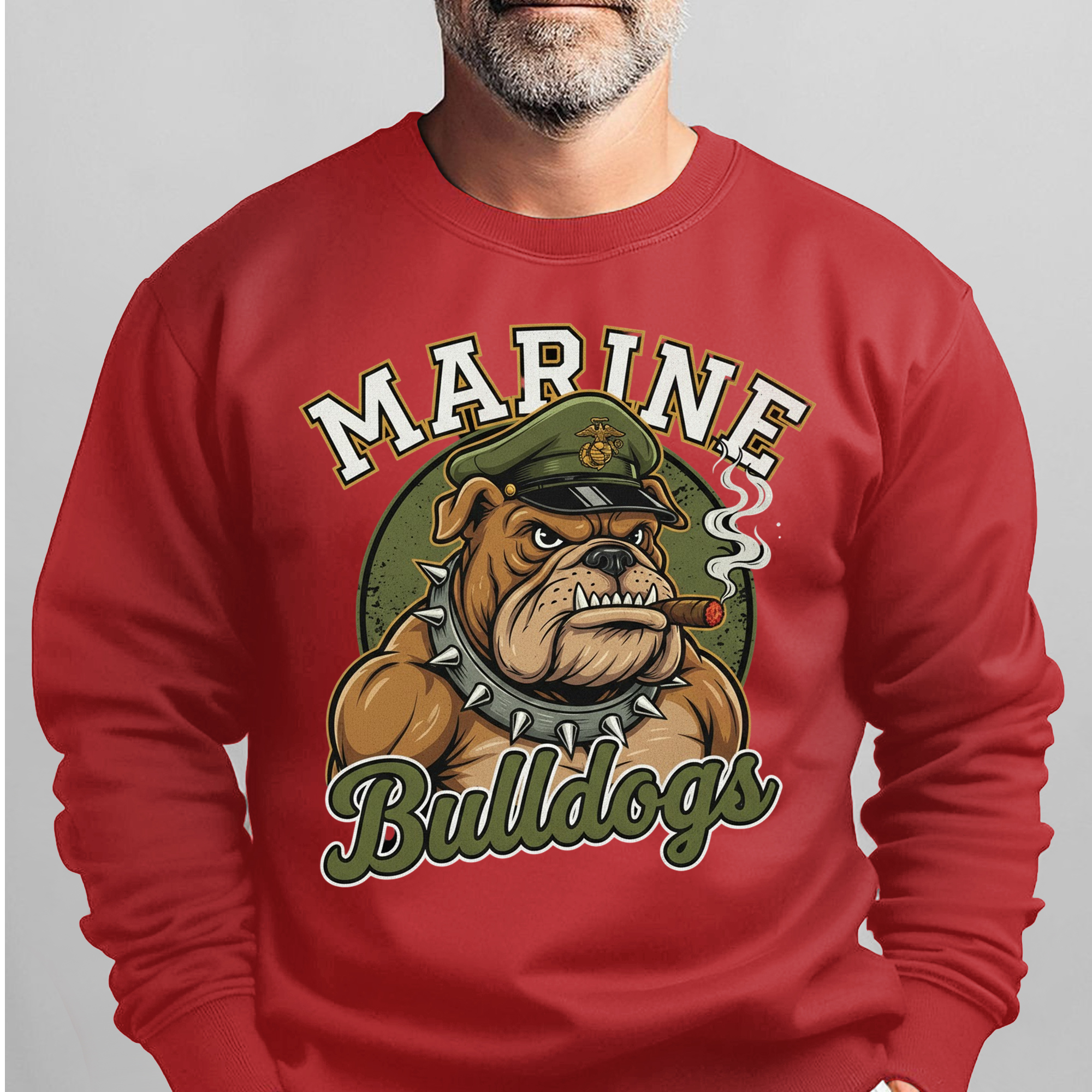 Marine Bulldogs Proud Military Veteran Sweatshirt