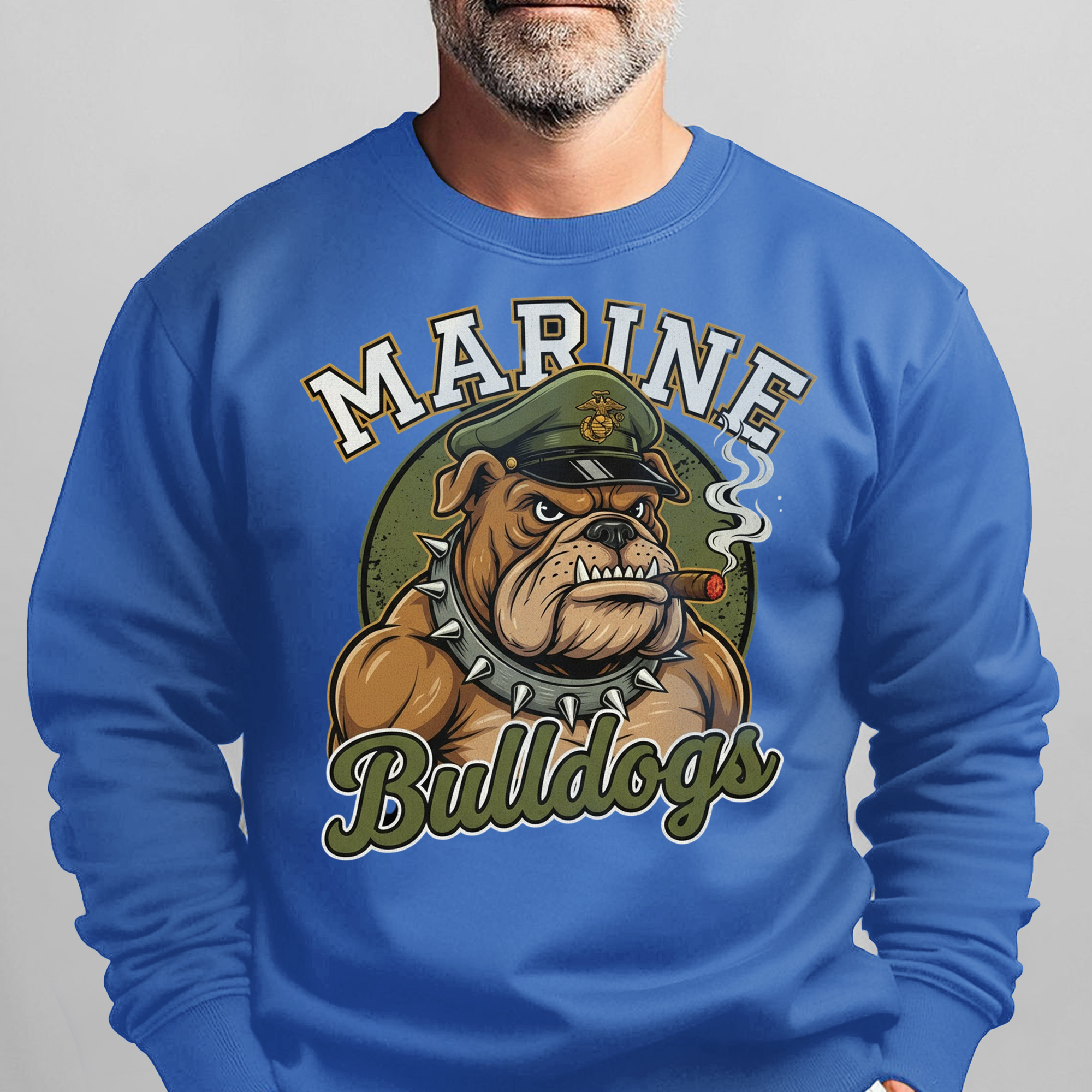 Marine Bulldogs Proud Military Veteran Sweatshirt