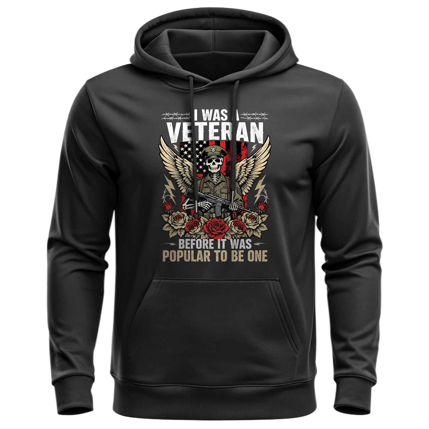 I Was a Veteran Before It Was Popular Proud Hoodie