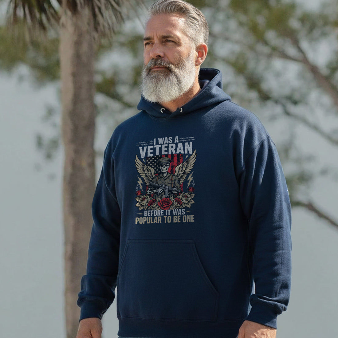 I Was a Veteran Before It Was Popular Proud Hoodie