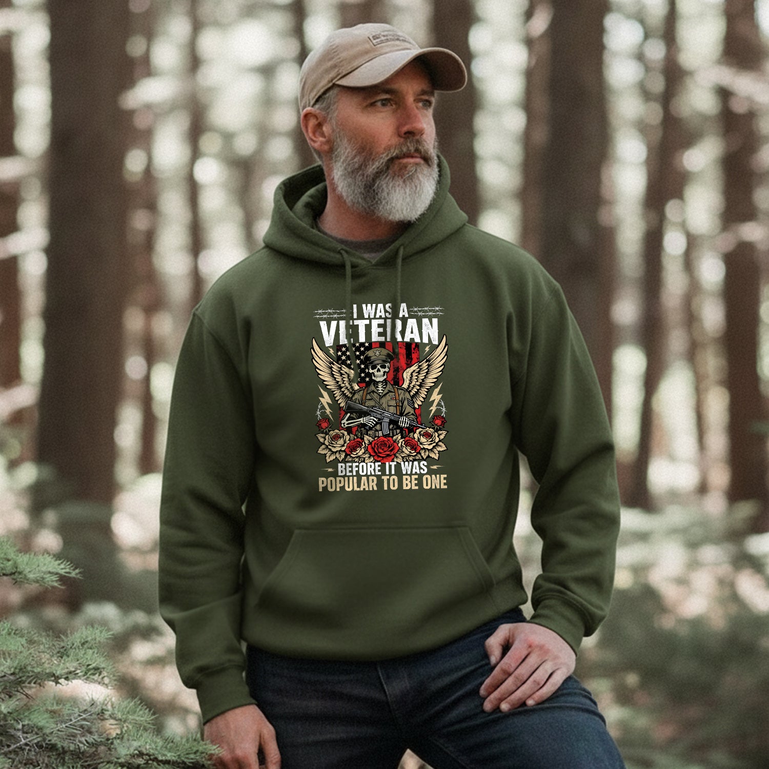 I Was a Veteran Before It Was Popular Proud Hoodie