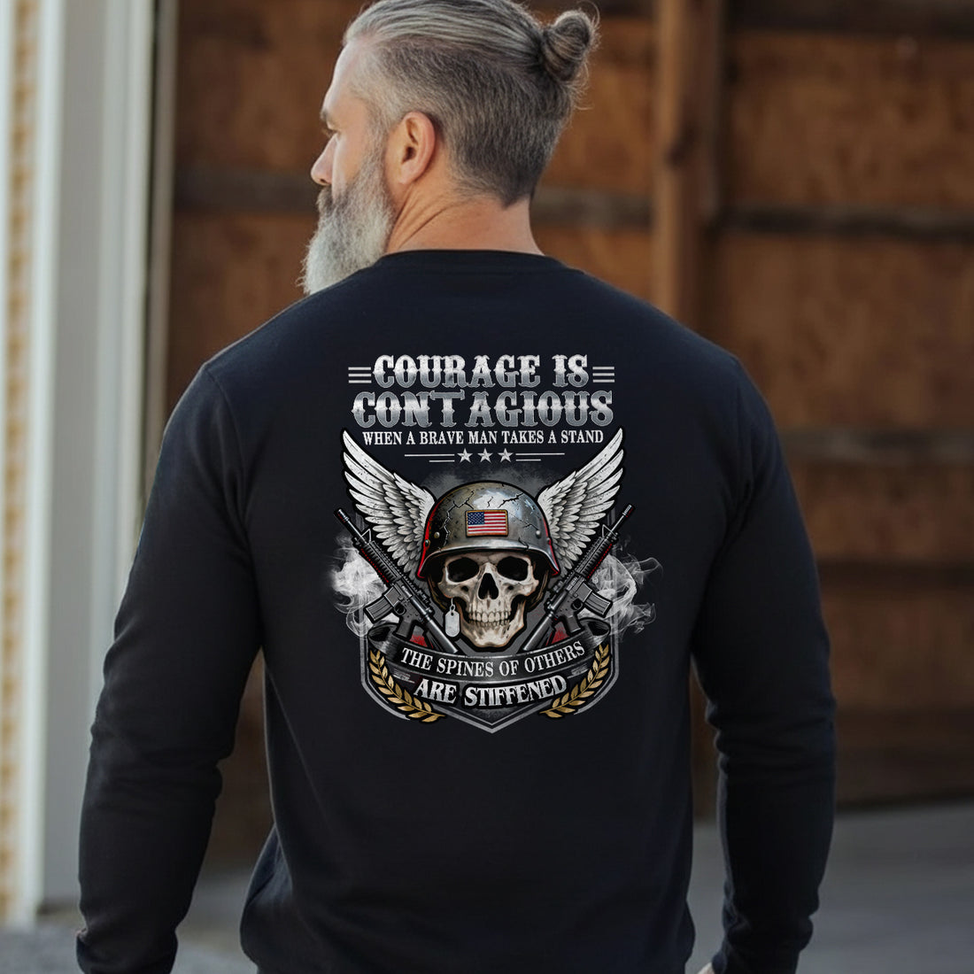 Courage Is Contagious When One Brave Sweatshirt