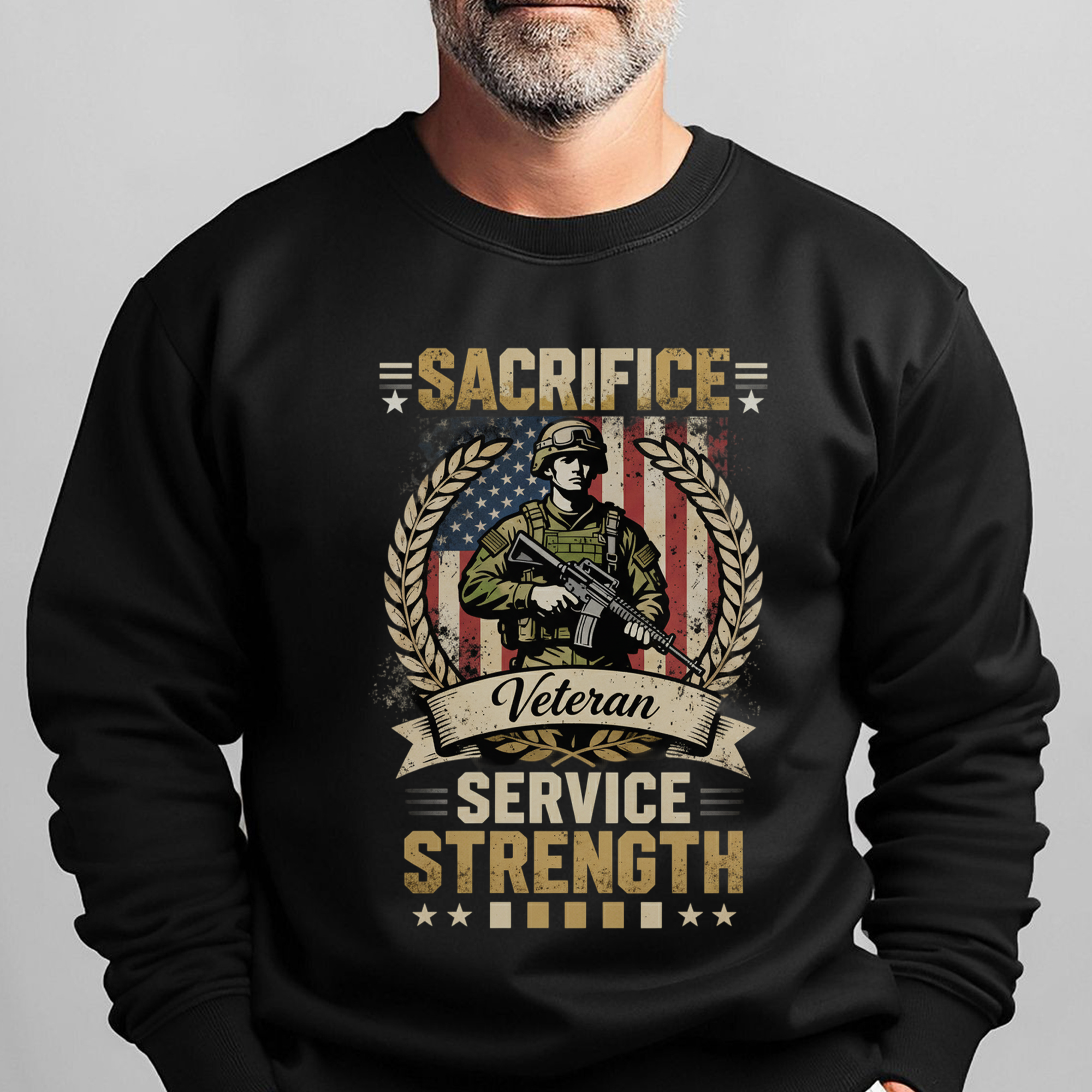 Sacrifice Service Strength Proud Sweatshirt