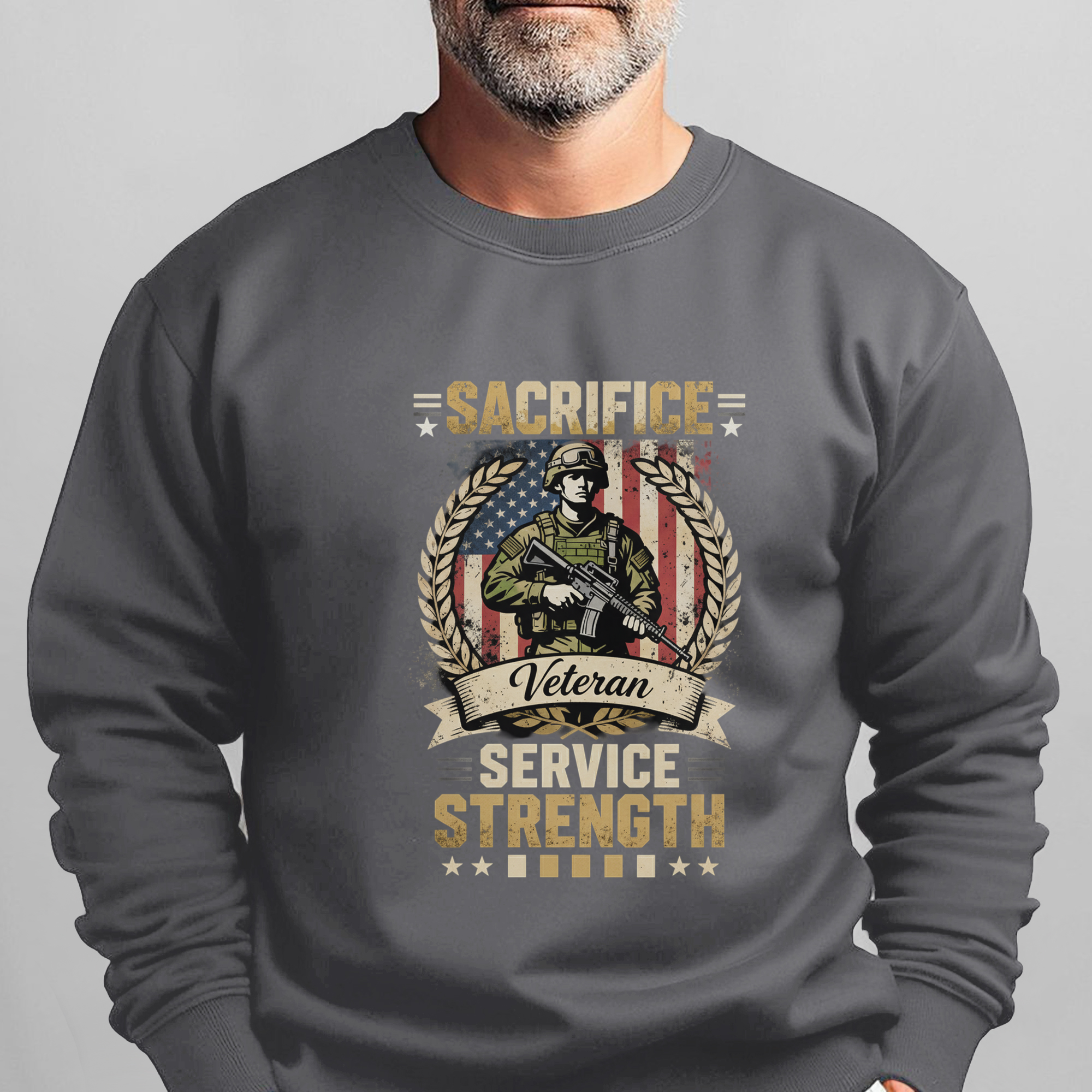 Sacrifice Service Strength Proud Sweatshirt