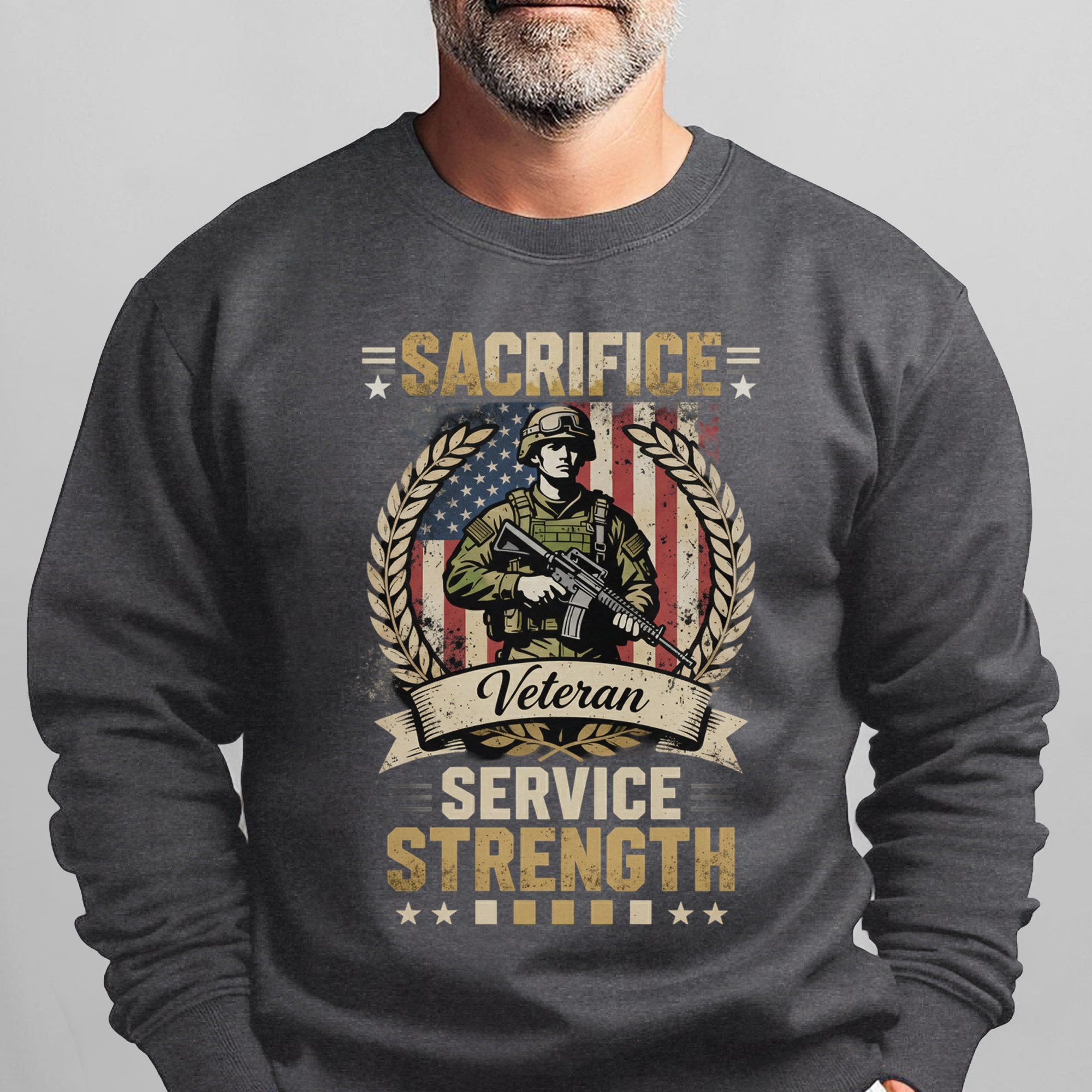 Sacrifice Service Strength Proud Sweatshirt