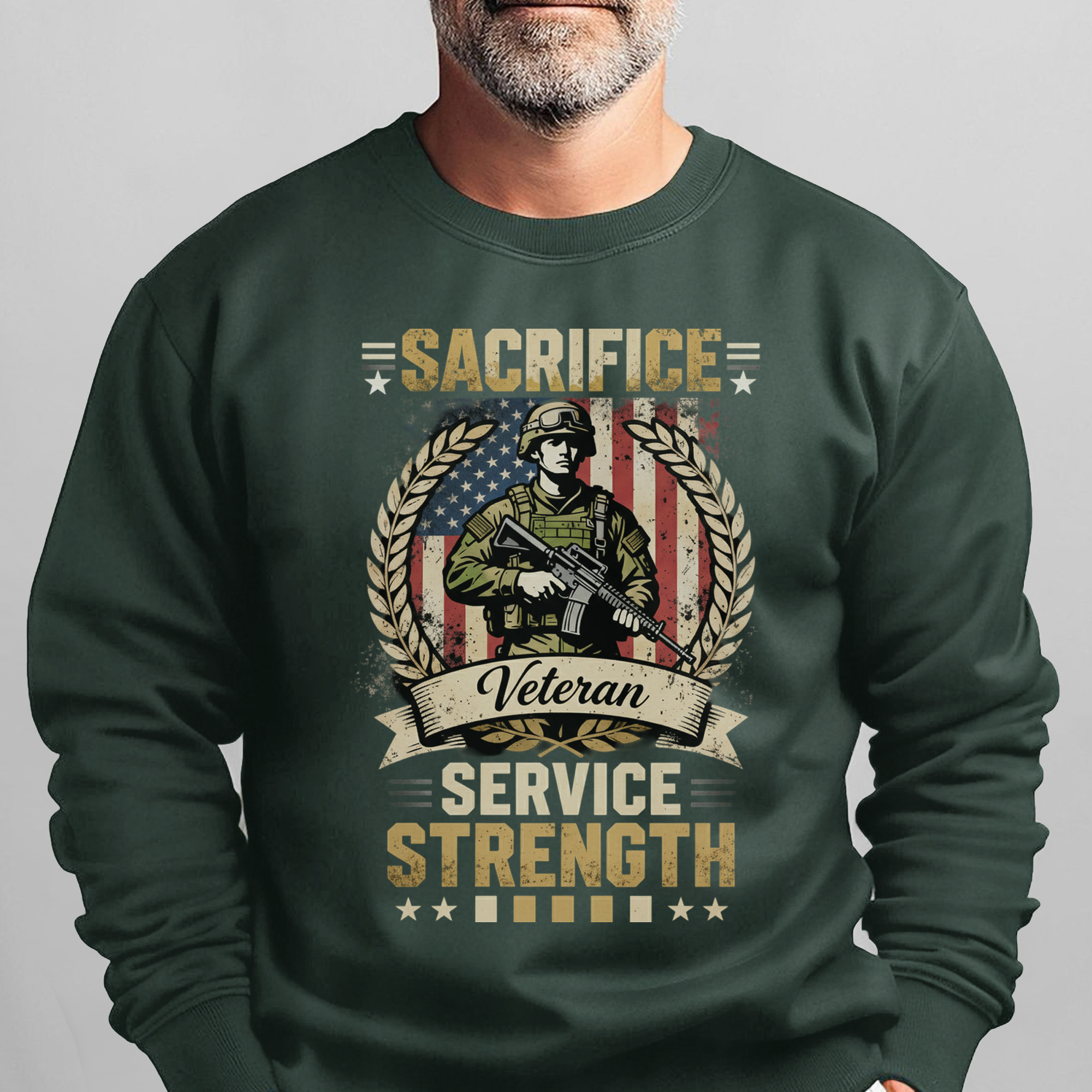 Sacrifice Service Strength Proud Sweatshirt
