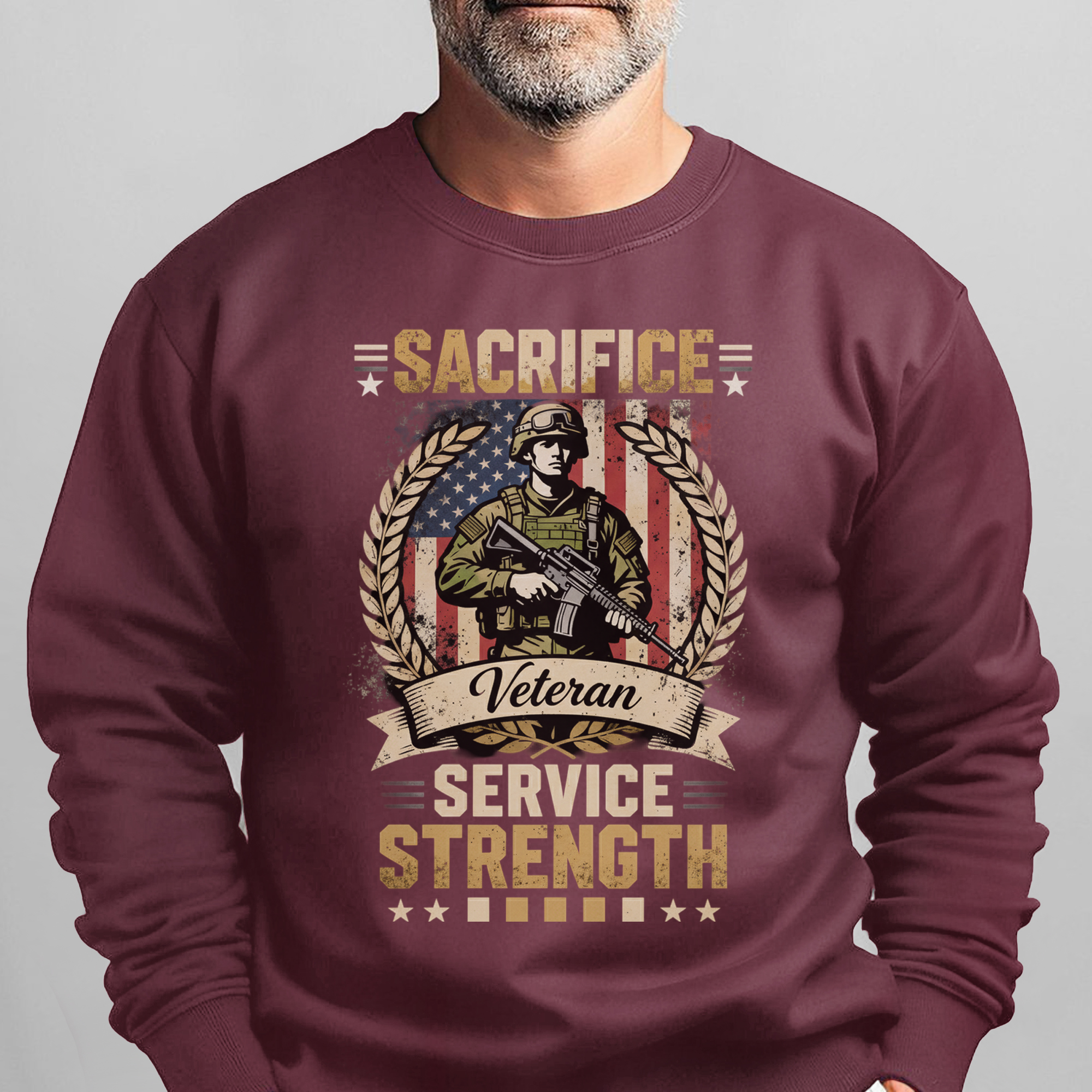 Sacrifice Service Strength Proud Sweatshirt