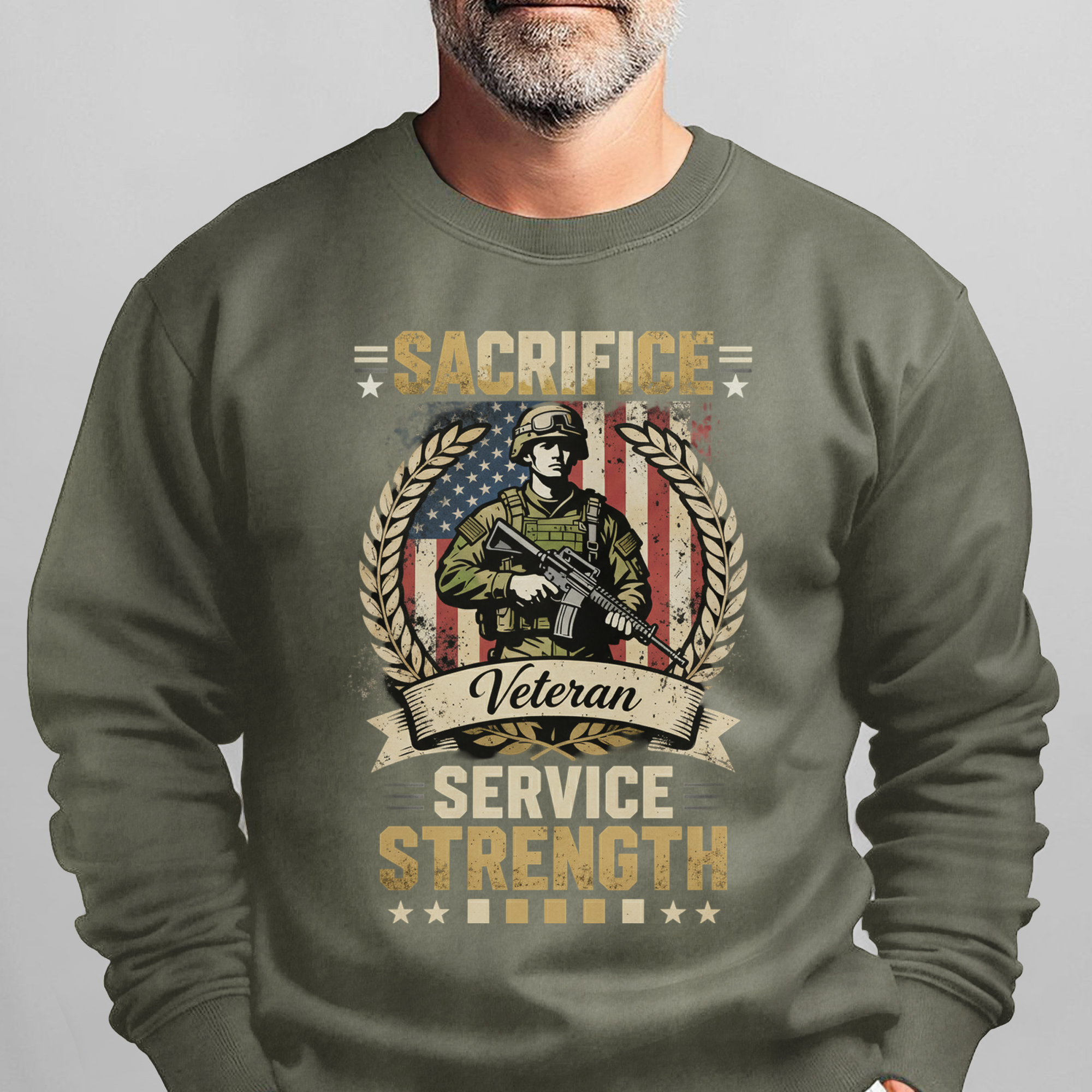 Sacrifice Service Strength Proud Sweatshirt