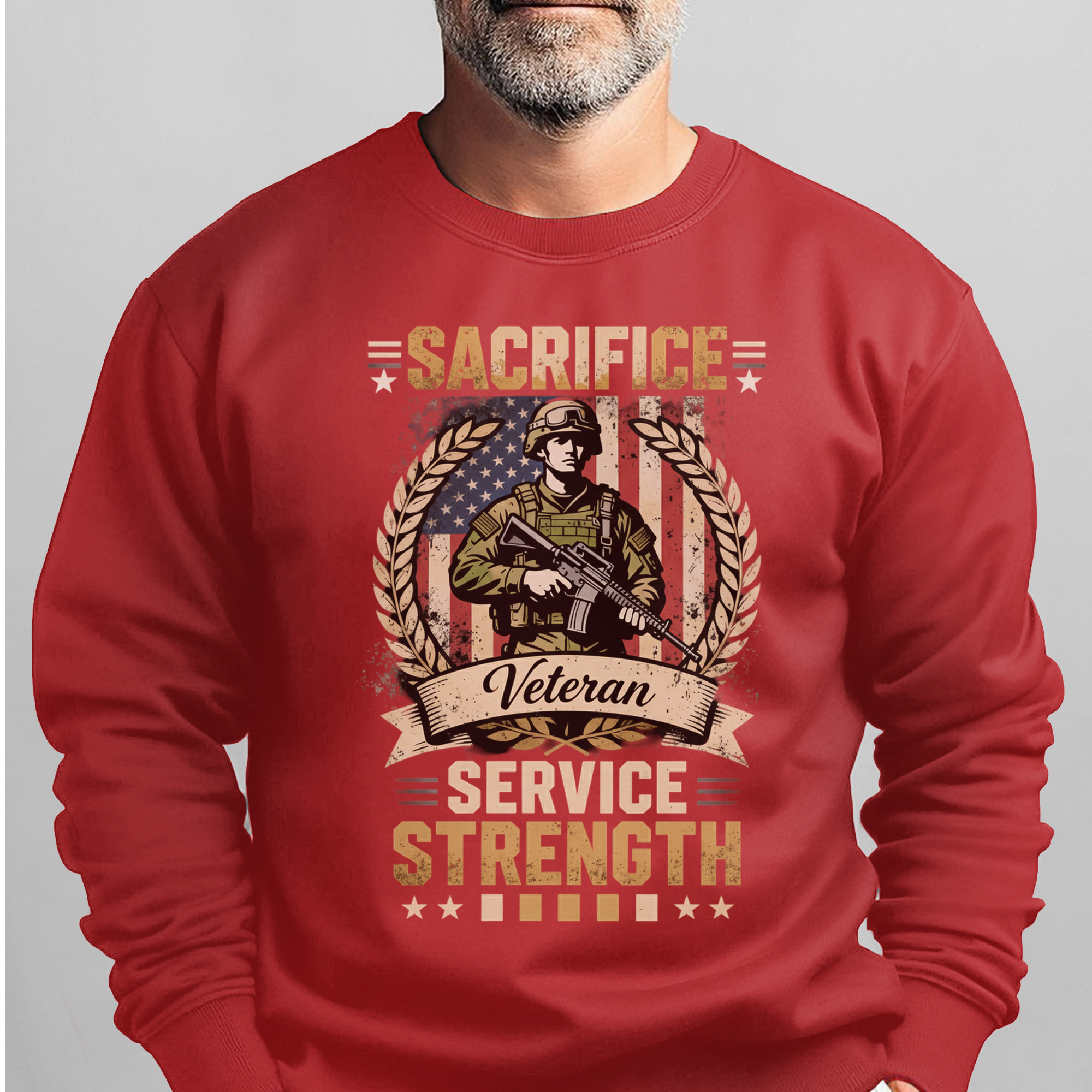 Sacrifice Service Strength Proud Sweatshirt