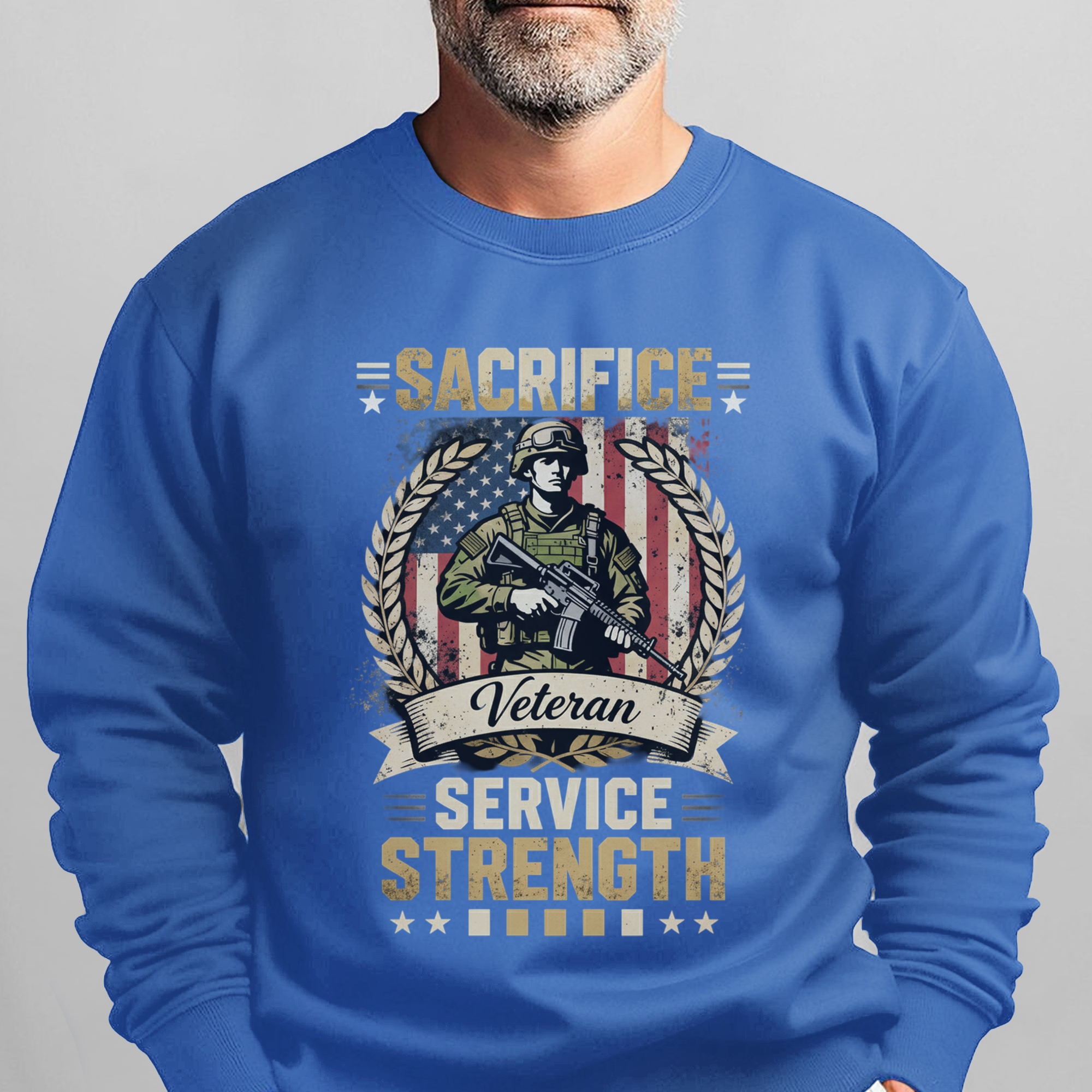Sacrifice Service Strength Proud Sweatshirt