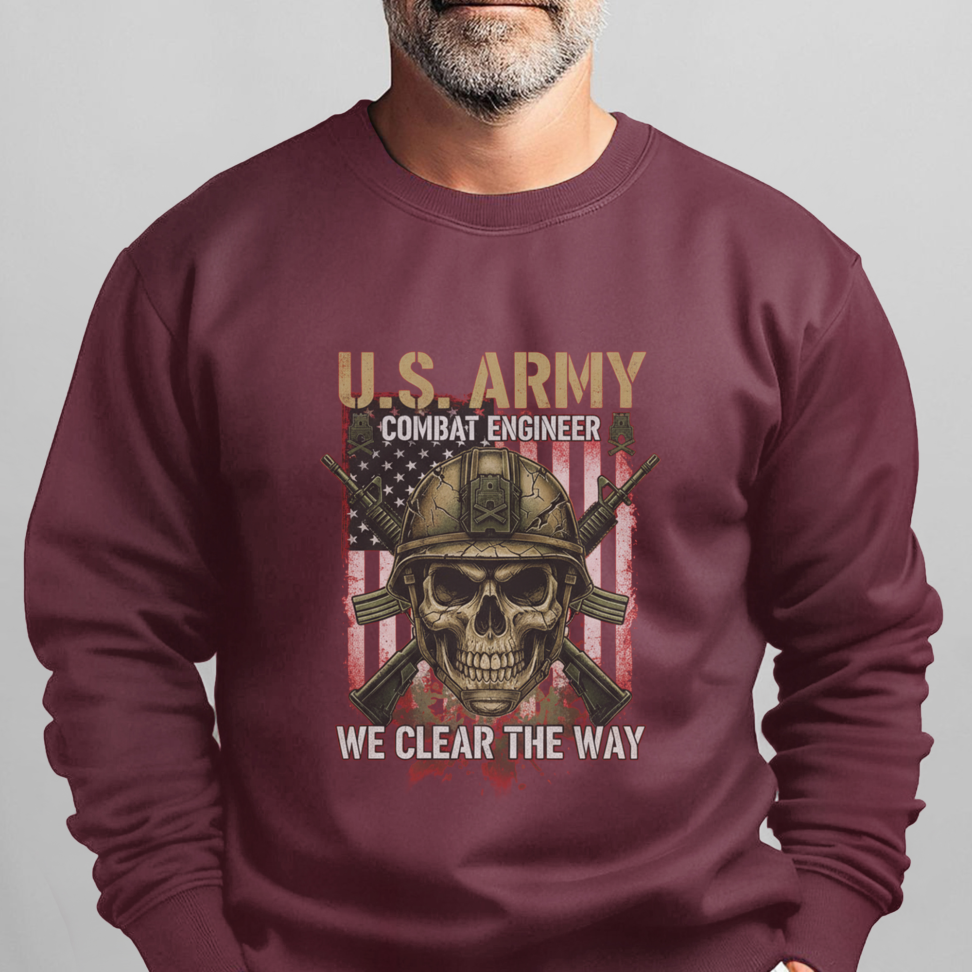 US Army Combat Engineer We Clear the Sweatshirt