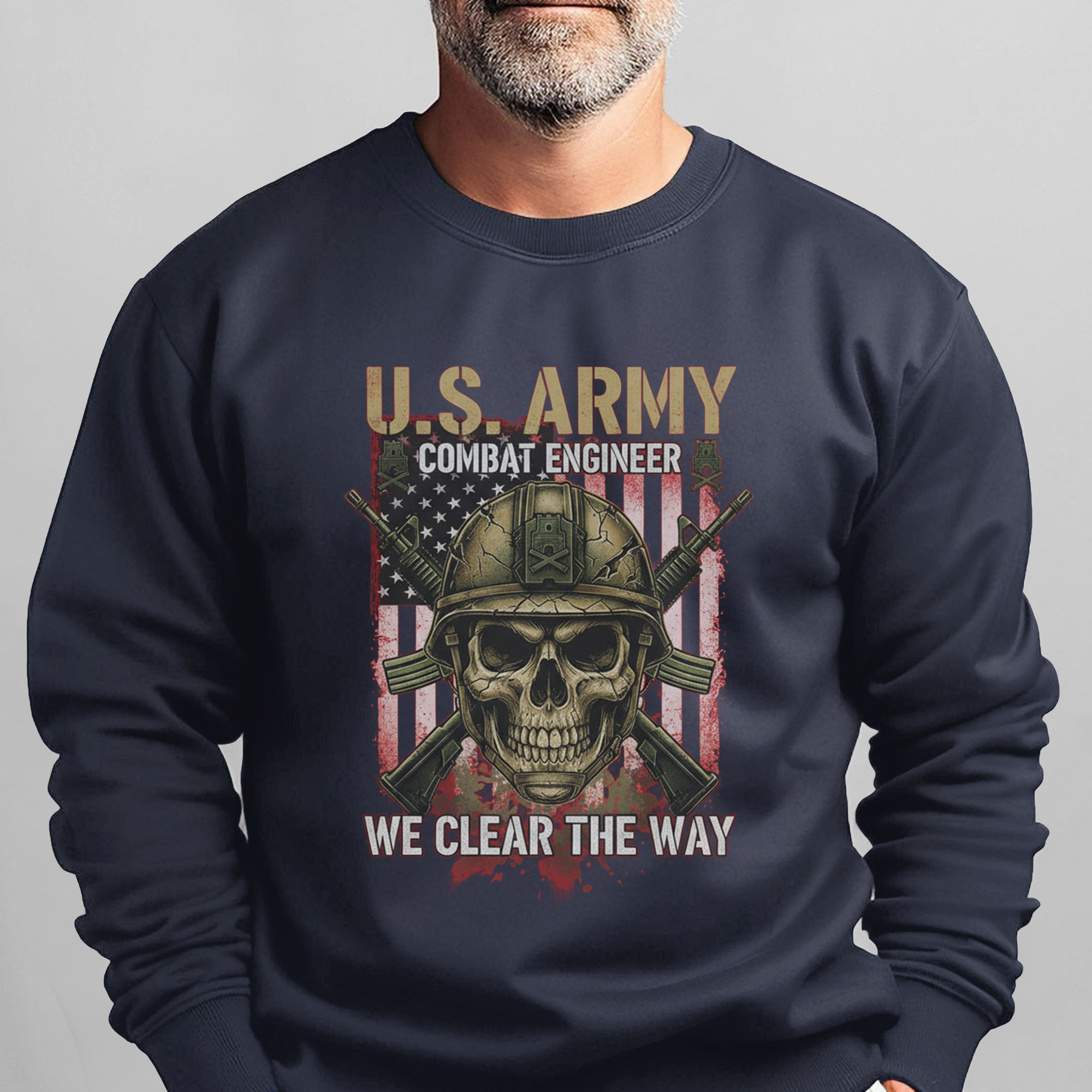US Army Combat Engineer We Clear the Sweatshirt