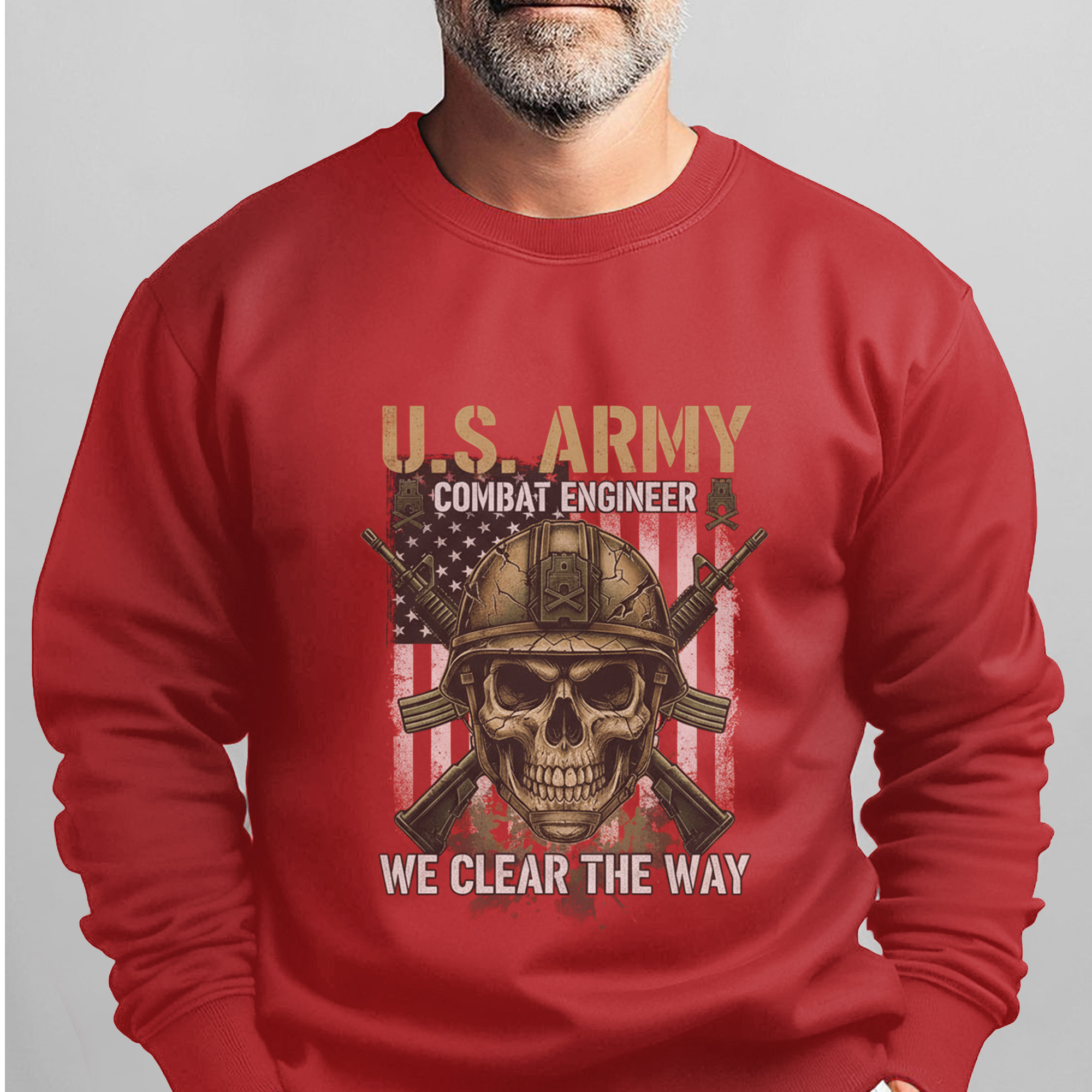 US Army Combat Engineer We Clear the Sweatshirt