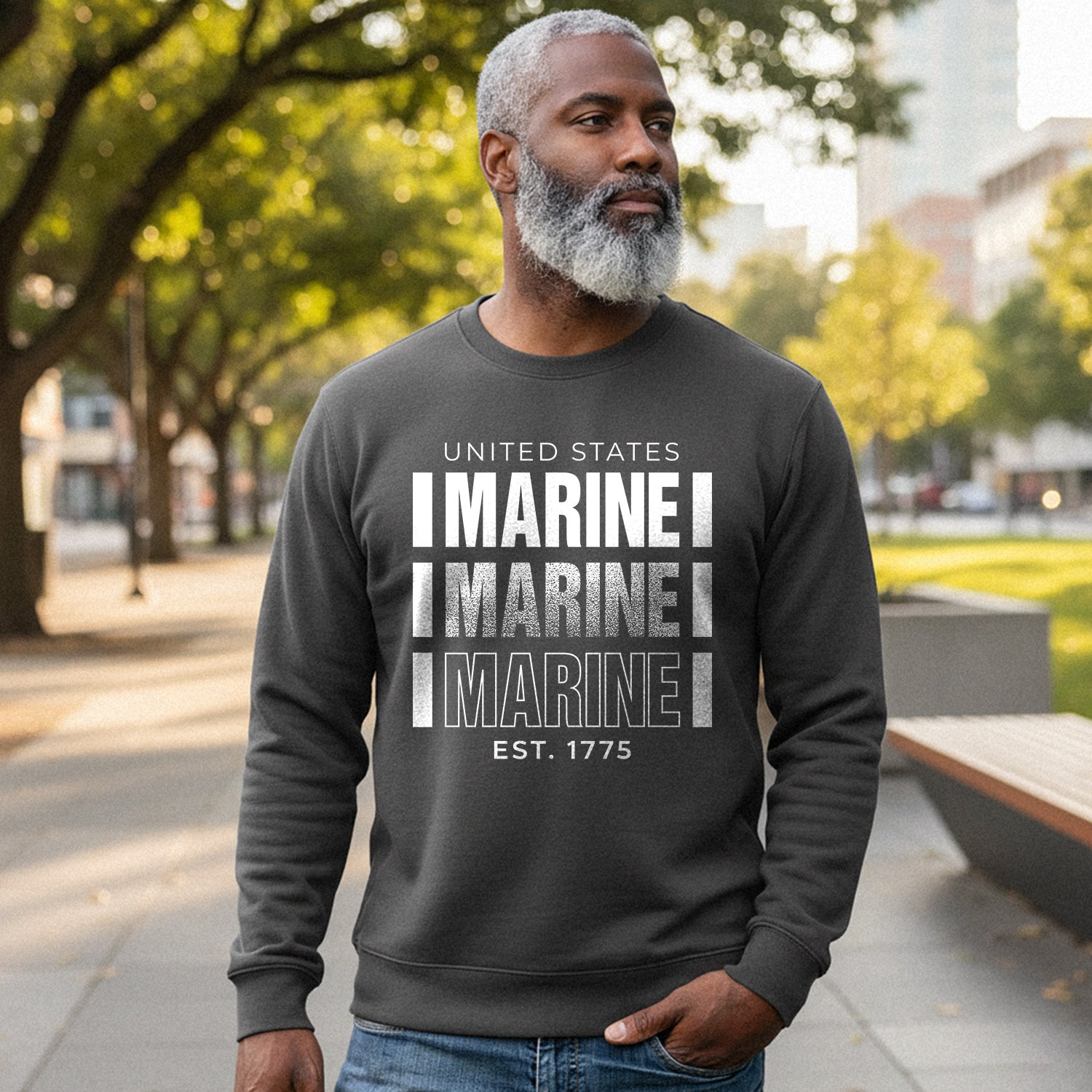 United States Marine Est 1775 Proud Sweatshirt
